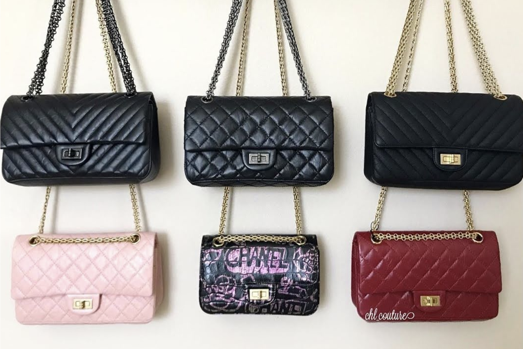 Chanel 2.55 Reissue Handbag Size Guide