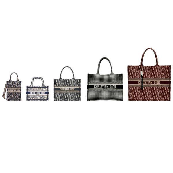 Christian Dior Book Tote Size Guide: Medium vs Large Tote Size Comparison