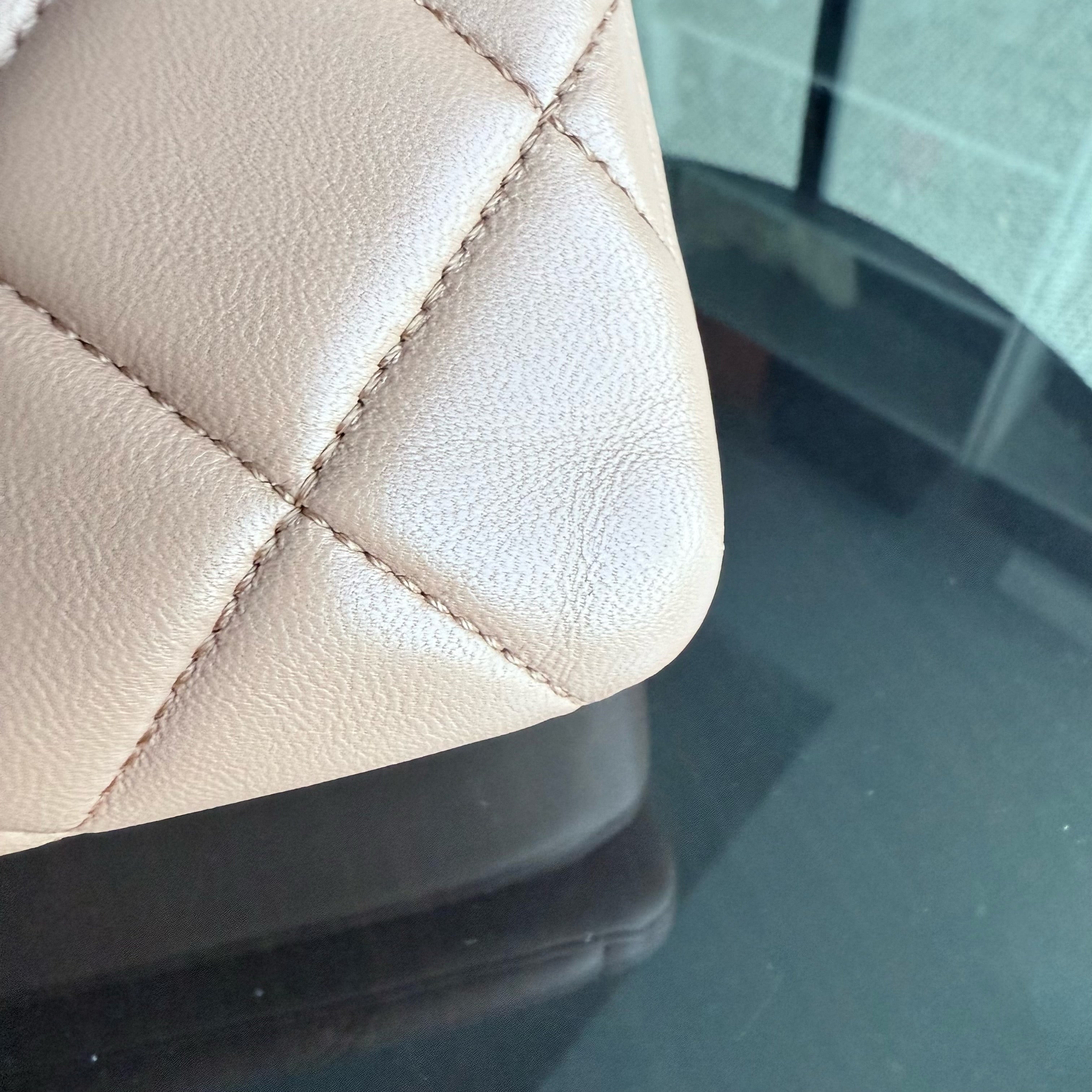 Chanel Trendy CC Small - Cannage Lambskin Blush Gold Hardware Series 23