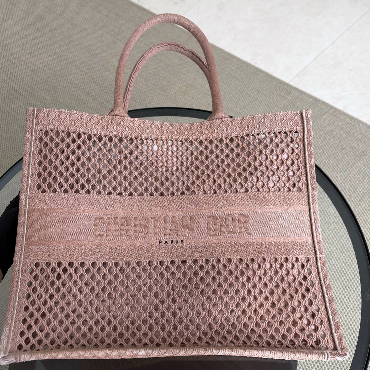 Dior Book Tote - Medium 36CM Blush