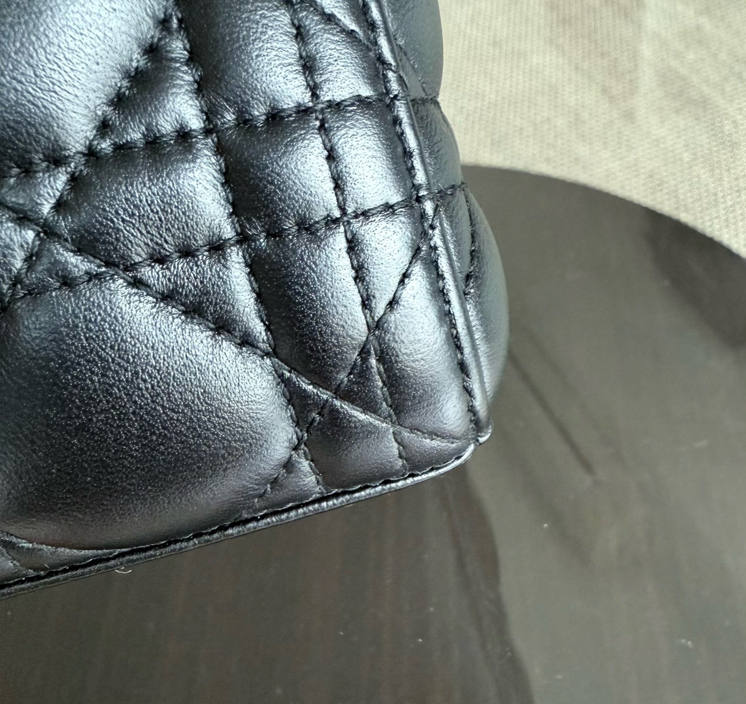 Dior Lady Medium - Canange Lambskin Black Gold Hardware