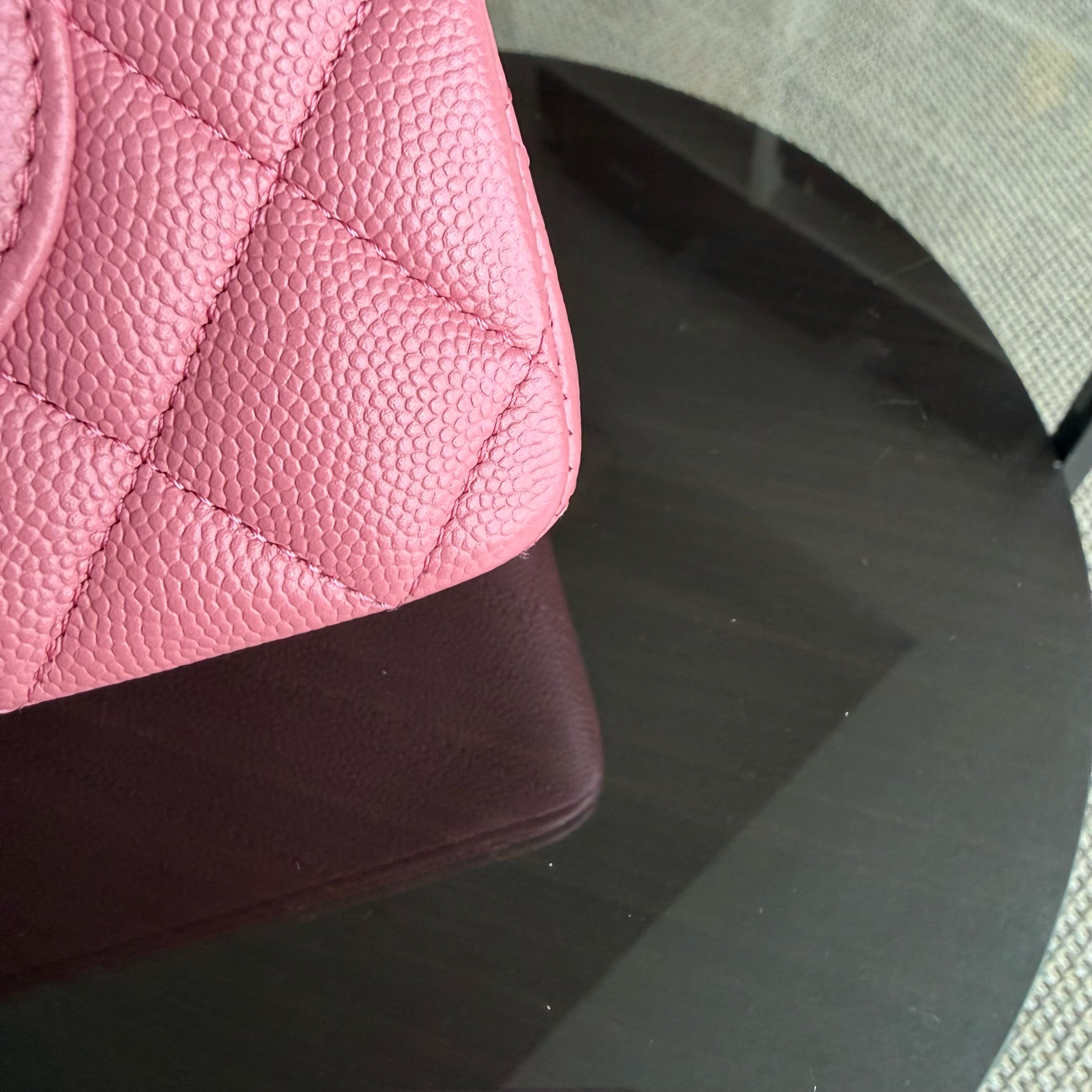 Chanel Classic Flap Small - Caviar 23CM Quilted Barbie Pink Gold Hardware Microchip