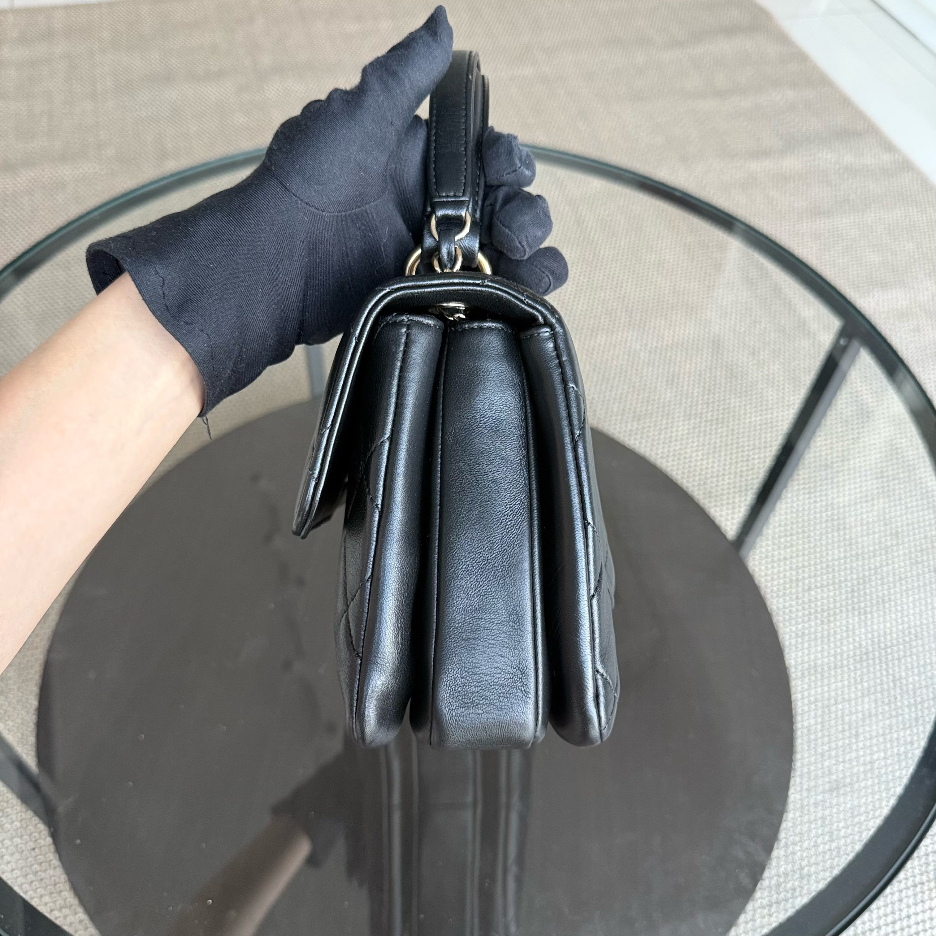 Chanel Trendy CC Small - Quilted Lambskin Black Gold Hardware