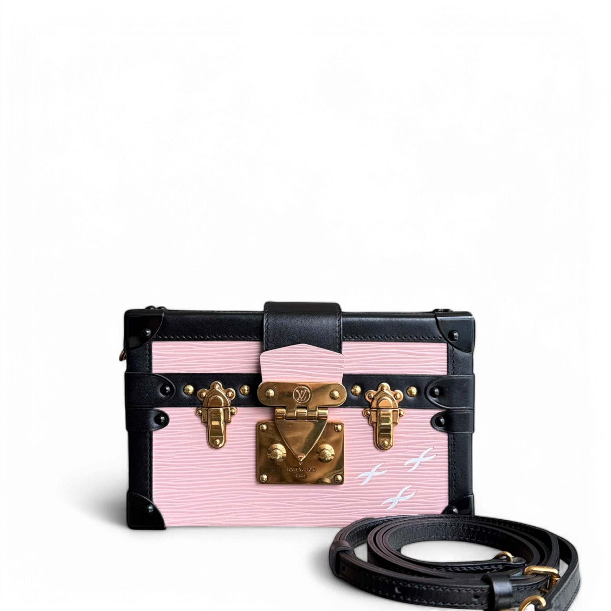 Louis Vuitton Petite Malle - EPI Light Pink Box Crossbody Gold Hardware