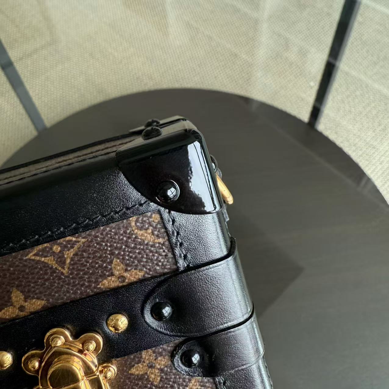 Louis Vuitton Petite Malle Monogram Box Cross Body Bag