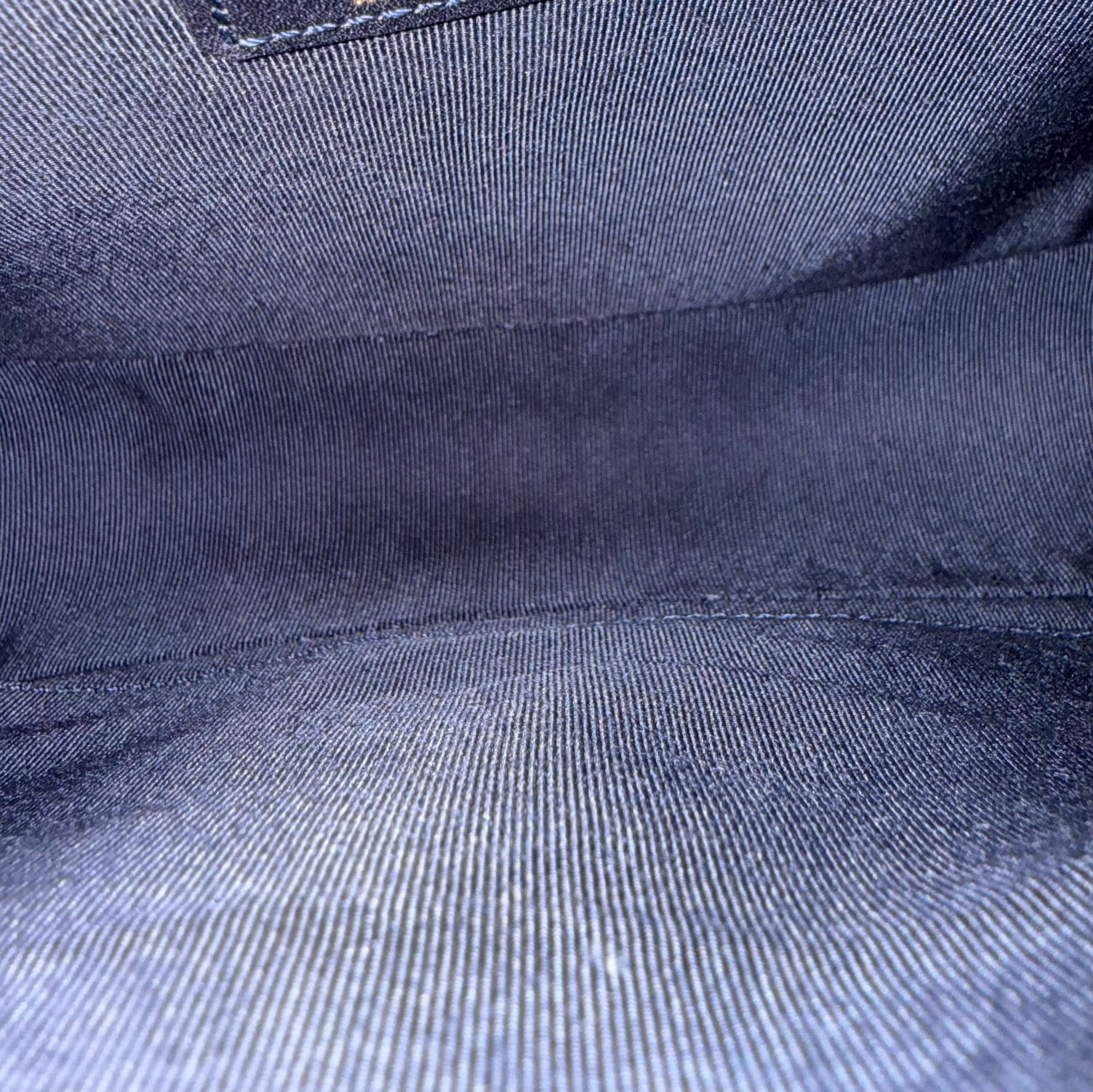 Chanel Boy New Medium - 28CM Caviar Quilted Grained Calfskin Dark Navy Blue Ruthenium Gold Hardware Series 19