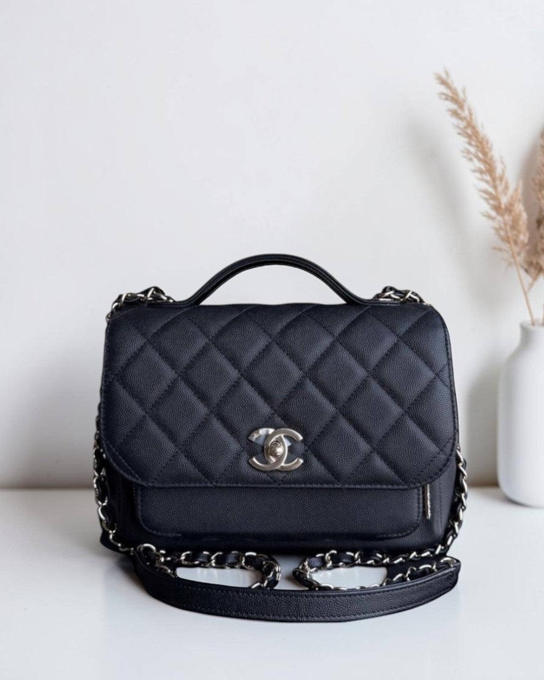 Chanel Business Affinity - Caviar Quilted Black Gold Hardware