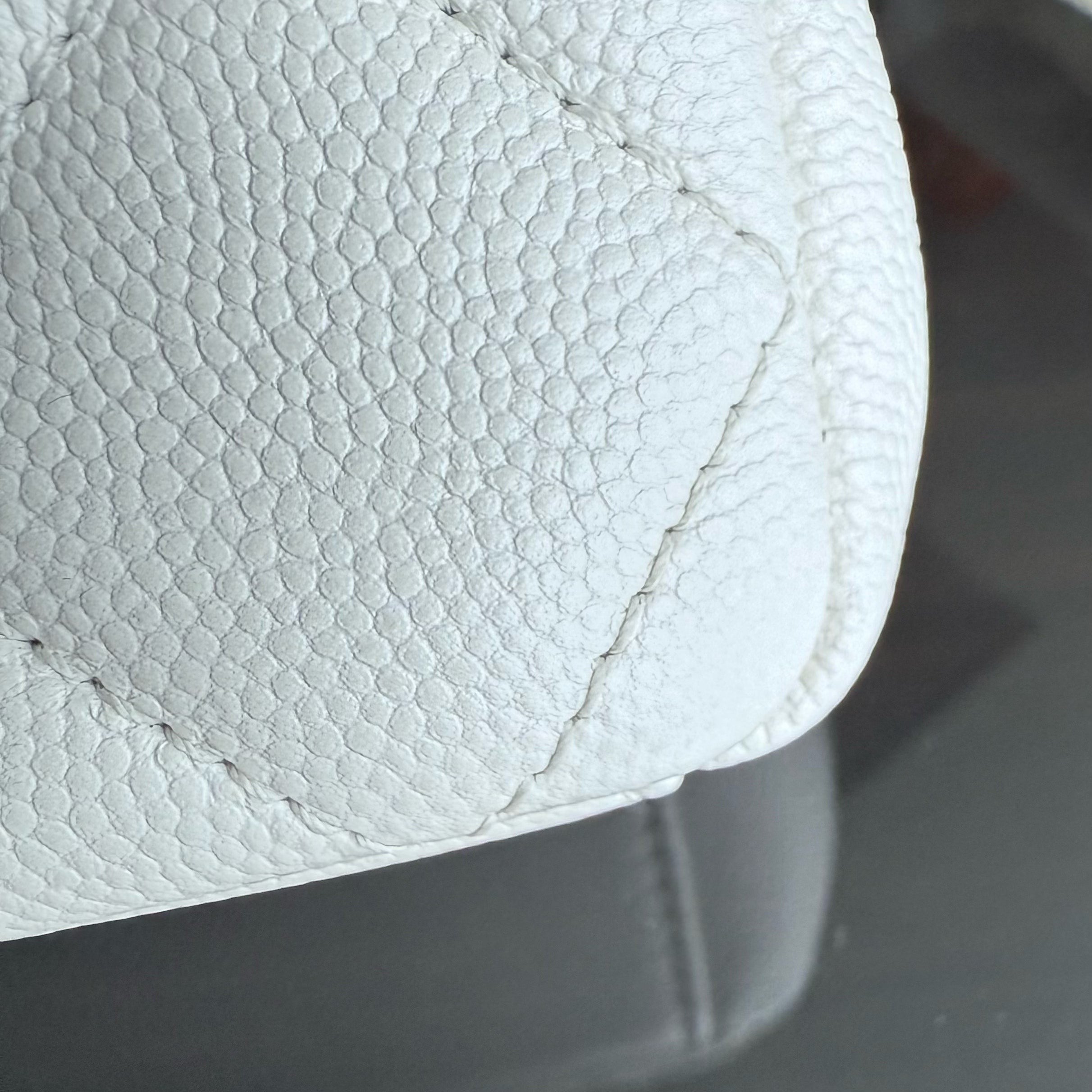 Chanel Seasonal Flap Mini - 20CM Caviar My Everything Bag Quilted Grained Calfskin White Calfskin Black Hardware Series 30