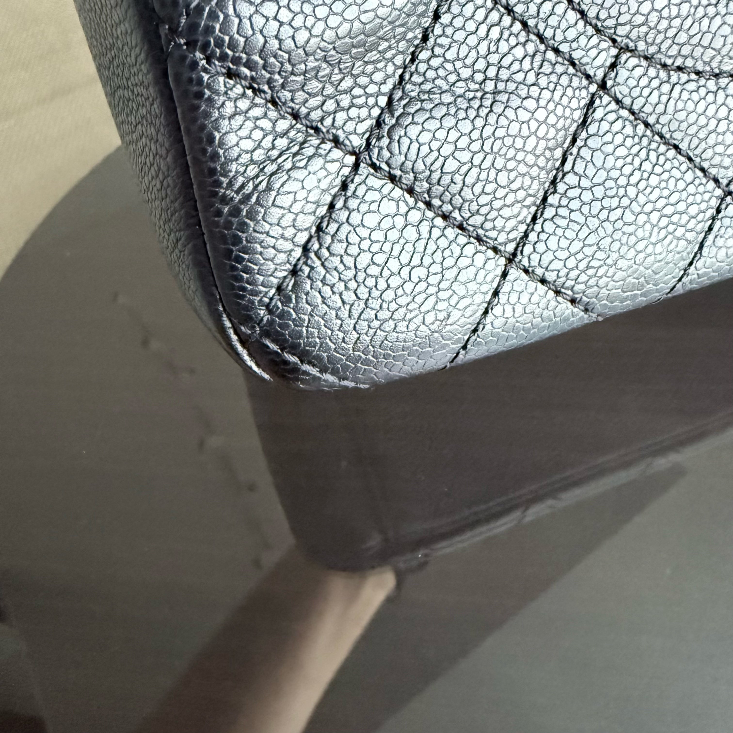 Chanel PST Petite Shopping Tote - Caviar Quilted Grained Calfskin Black Gold Hardware Series 15