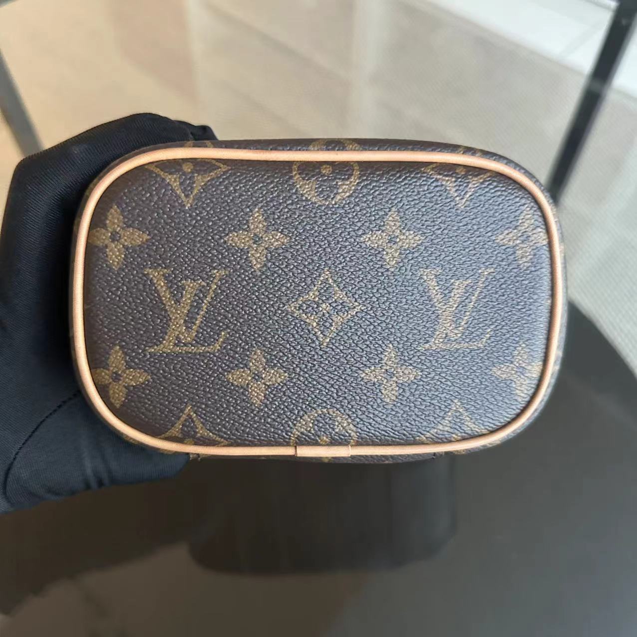 *Full Set, Receipt* LV Nano Nice Monogram Vanity Case Louis Vuitton