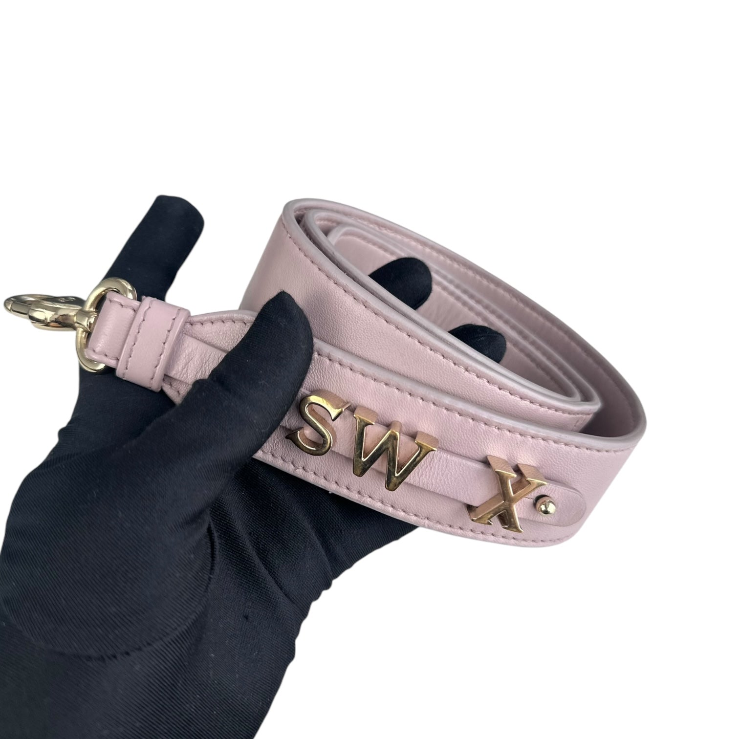 Dior Lady Small - ABC Cannage Lambskin Light Pink Gold Hardware MyABC Strap