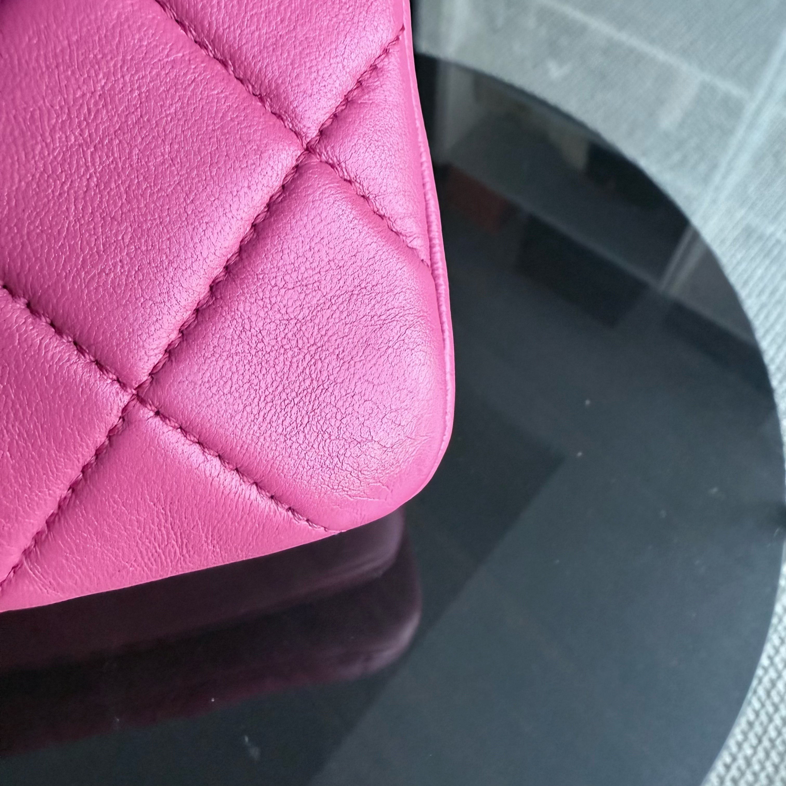 Chanel Trendy CC Small - Quilted Lambskin Hot Pink Gold Hardware Series 26