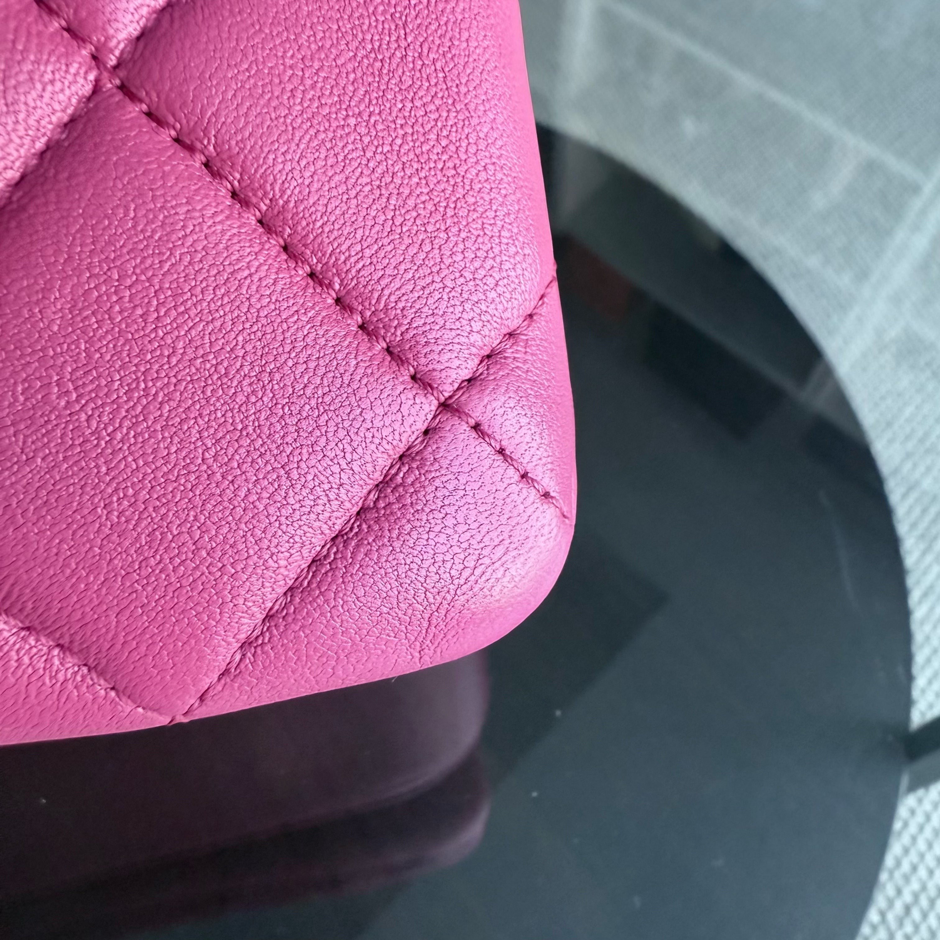 Chanel Trendy CC Small - Quilted Lambskin Hot Pink Gold Hardware Series 26