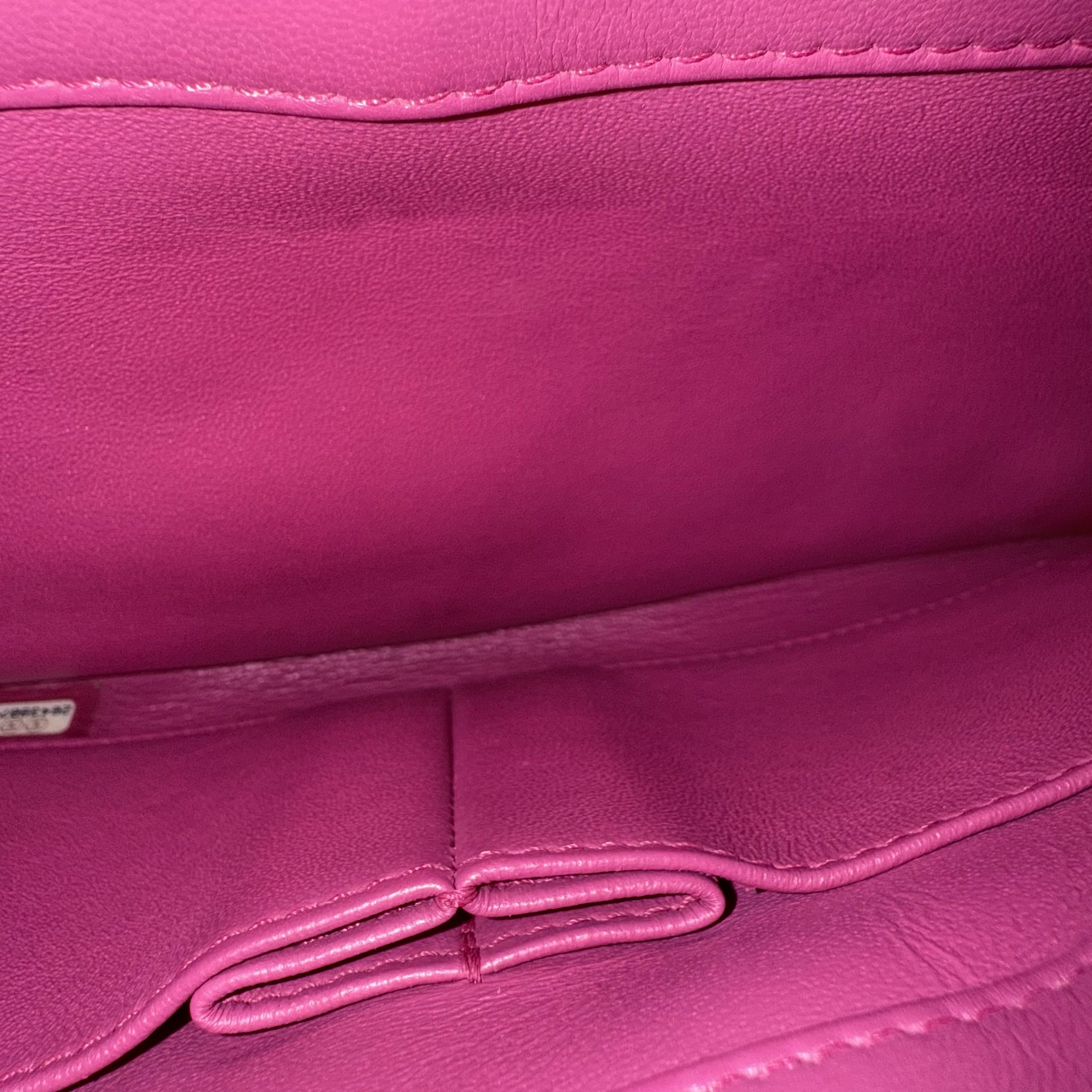 Chanel Trendy CC Small - Quilted Lambskin Hot Pink Gold Hardware Series 26