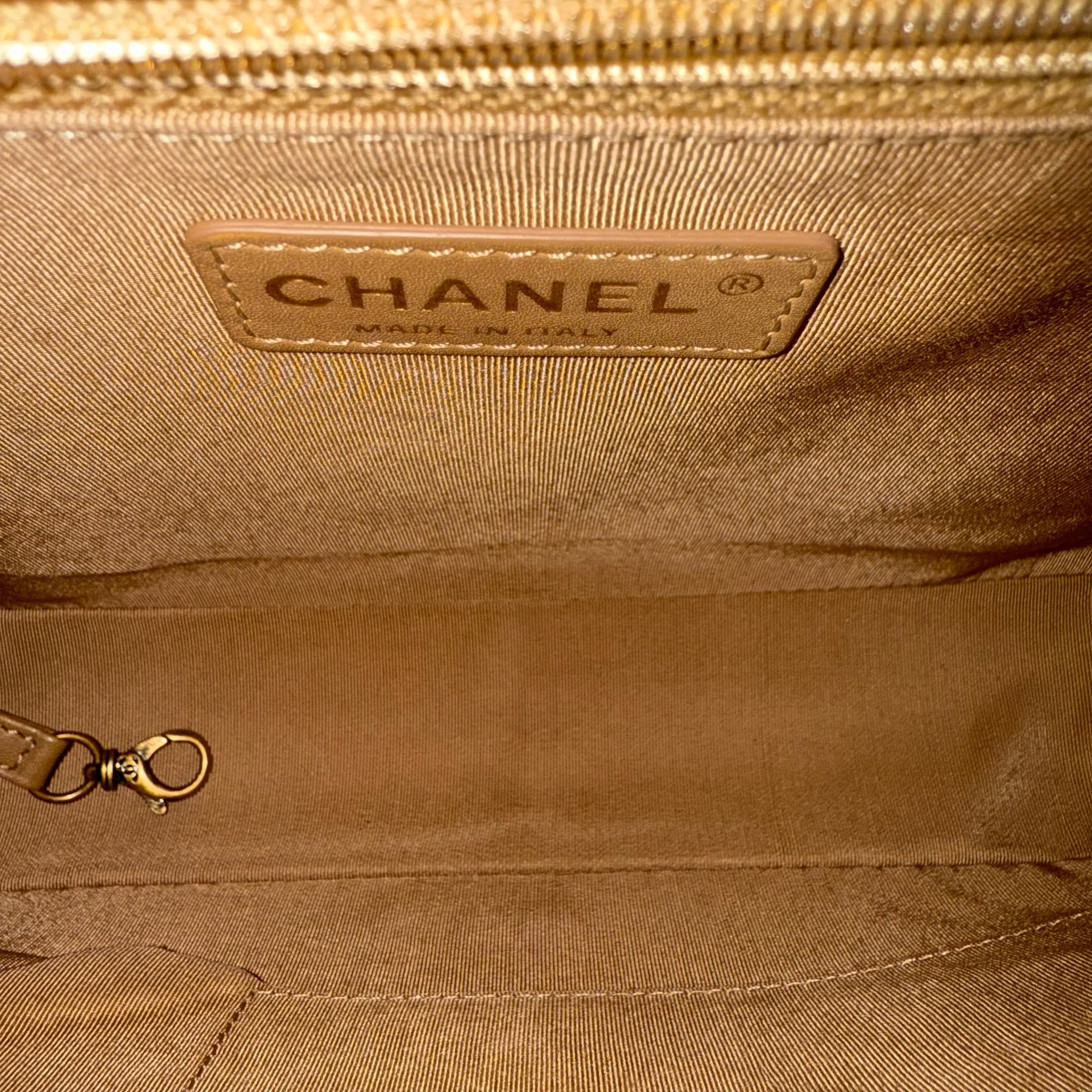 Chanel Boy Large - Quilted Lambskin Brown Gold Hardware Series 19