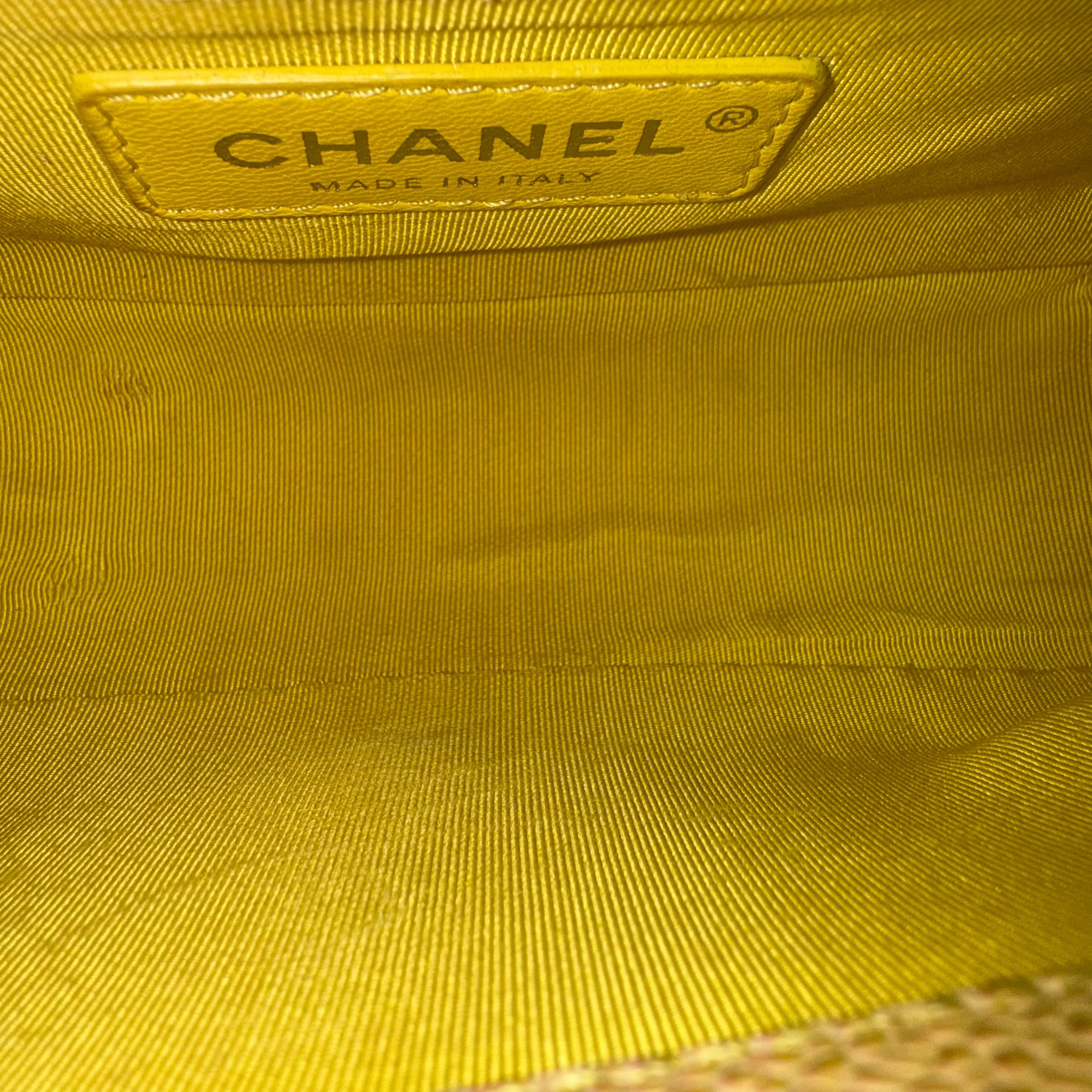 Chanel Boy Small - Caviar Quilted Grained Calfskin Rainbow Limited Edition Silver Hardware Series 23