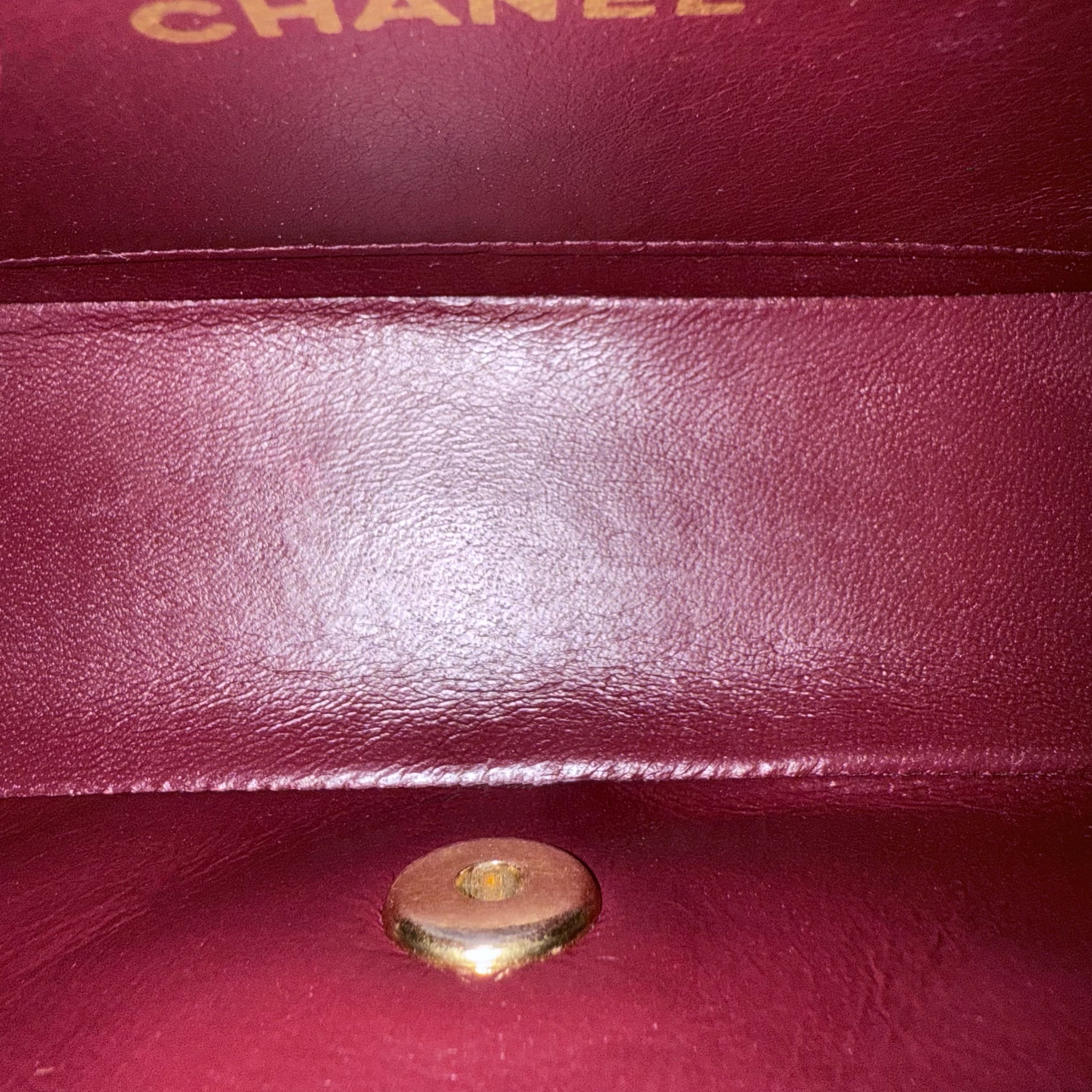 Chanel Diana Vintage - Quilted Lambskin Black Gold Hardware Series 2