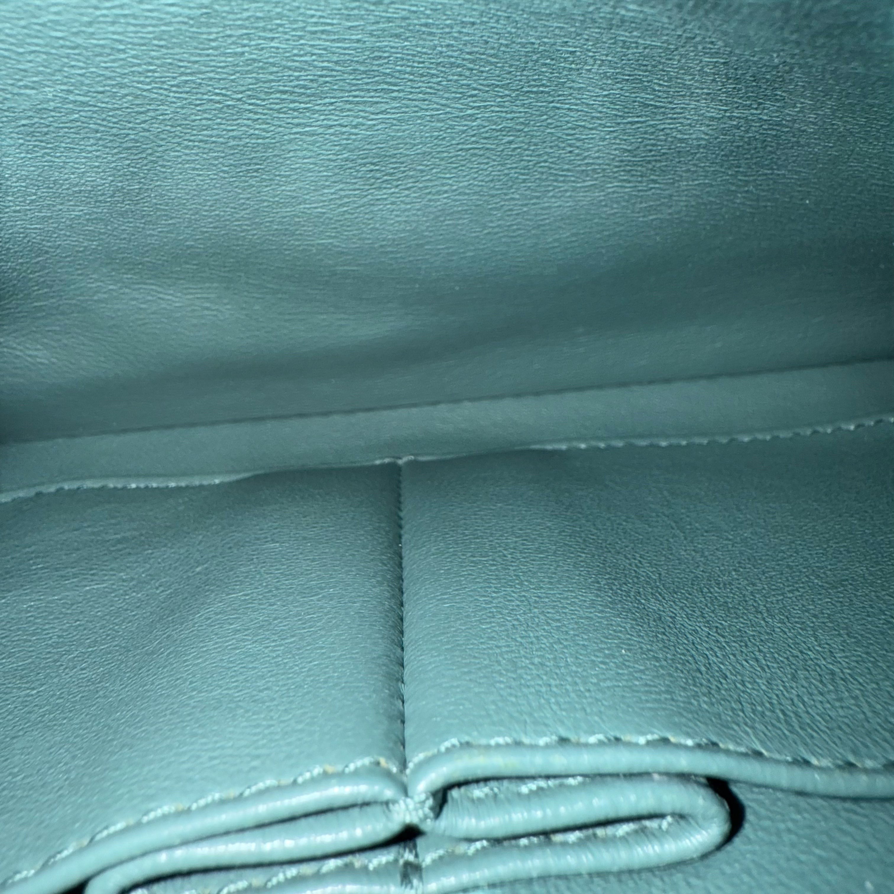 Chanel Trendy CC Small - Quilted Lambskin Green Gold Hardware Series 26