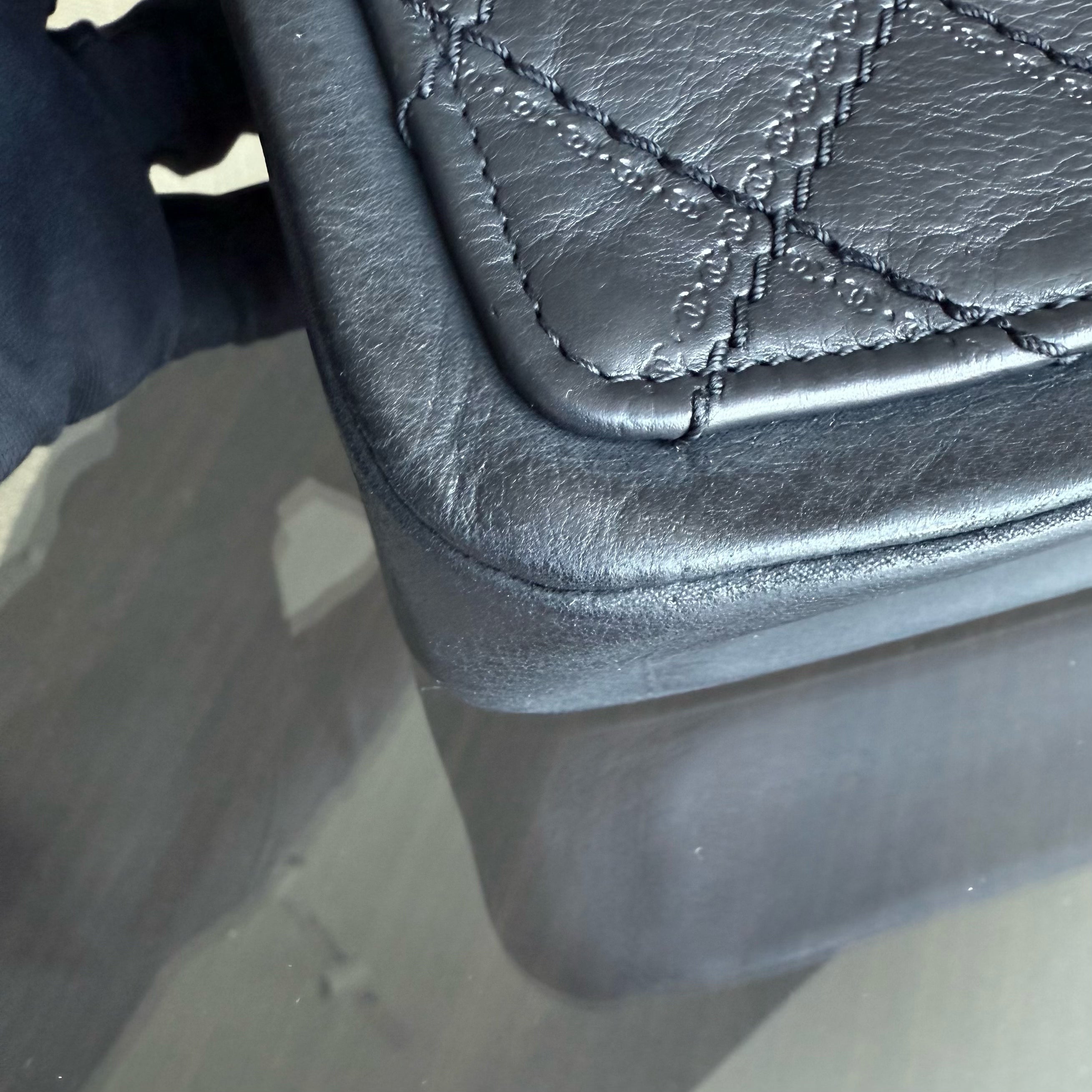 Chanel Wild Stitches Seasonal Flap - Calfskin Quilted Black Gold Hardware Series 19