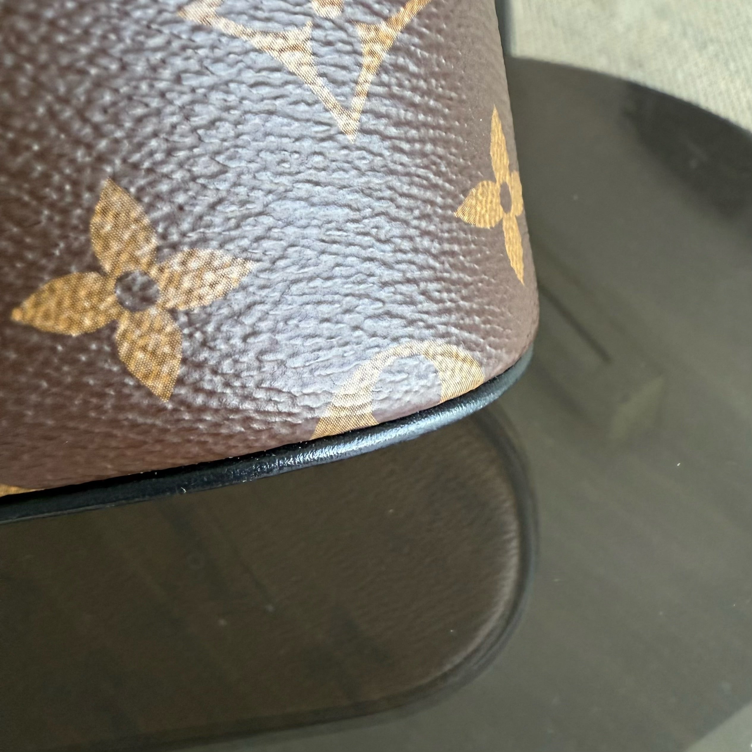 Louise Vuitton Vanity Chain Pouch Monogram