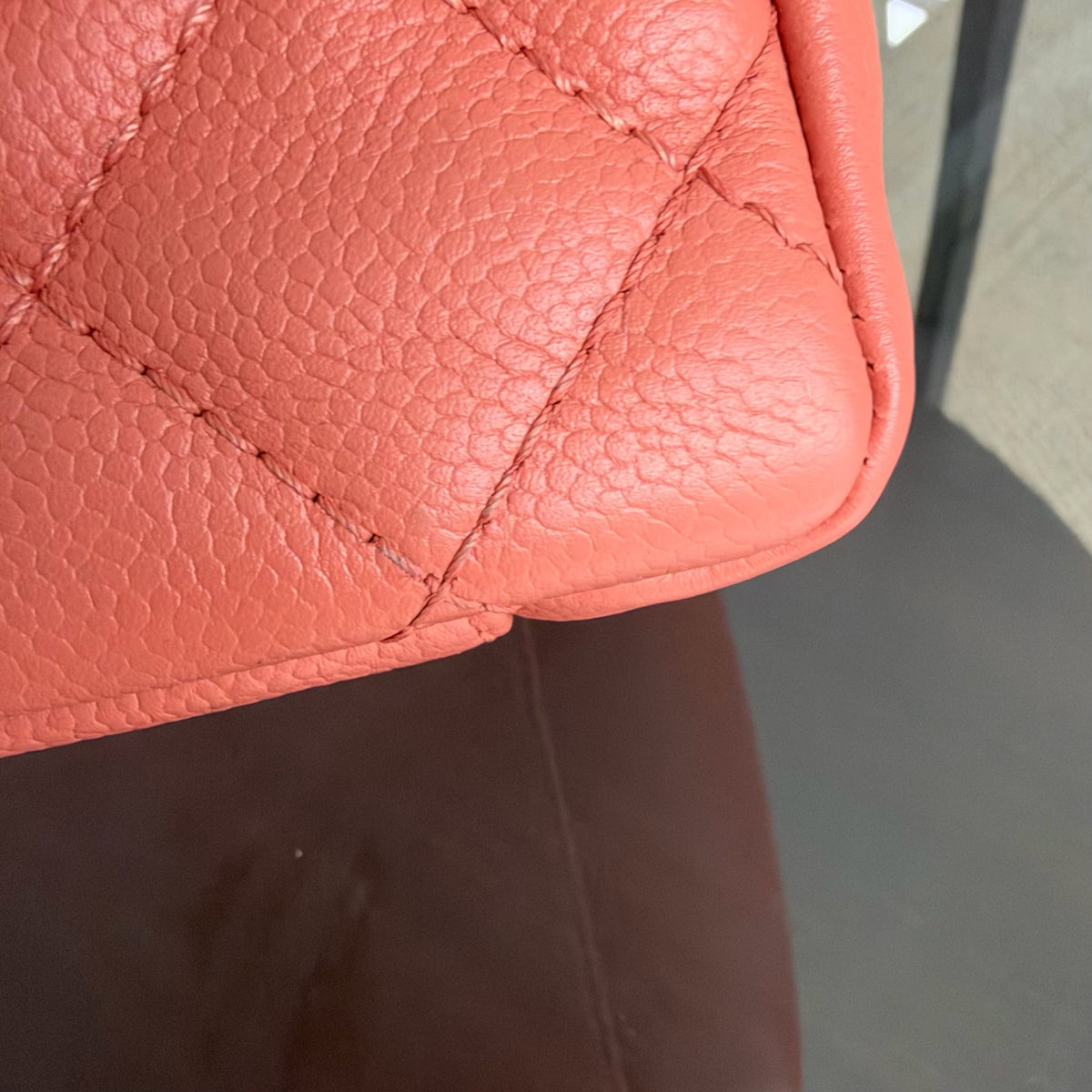 Chanel GST Grand Shopping Tote - Caviar Quilted Blush Silver Hardware Series 12