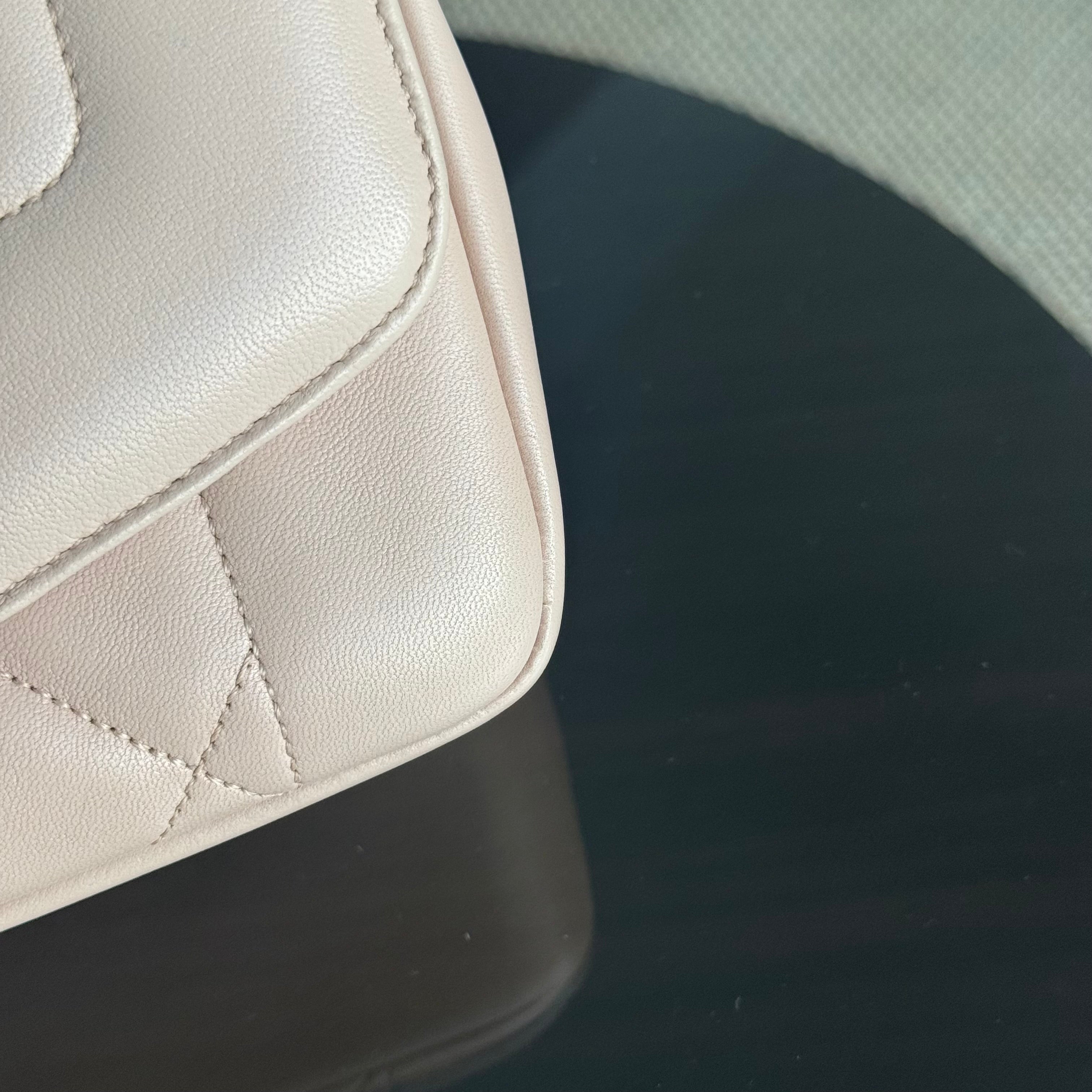 Chanel Diana Reissue - Quilted Lambskin 28CM Light Pink Gold Hardware Series 20