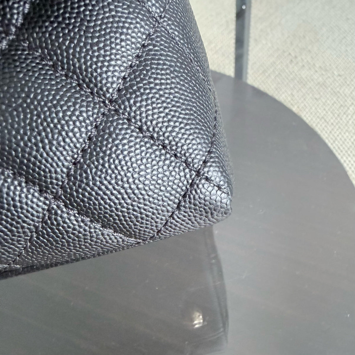 Chanel Coco Handle Medium - Caviar 29CM Quilted Black Gold Hardware Series 31