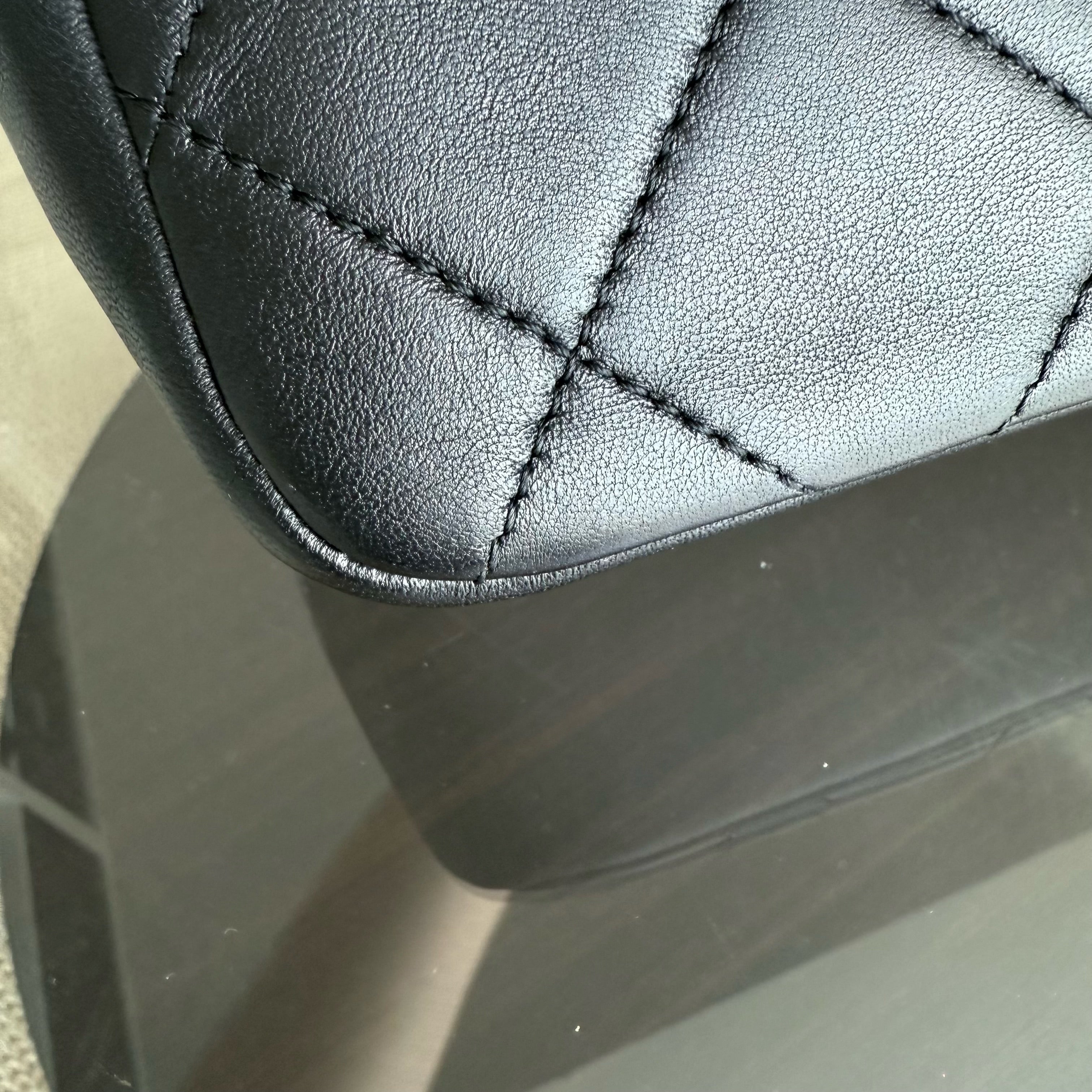 Chanel 2020 Elegant Resin Chain Seasonal Flap - Quilted Lambskin Black GHW No 29