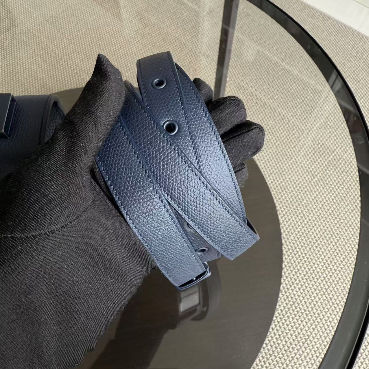 *Unused* Dior 30 Montaigne - Grained Calfskin So Blue Hardware