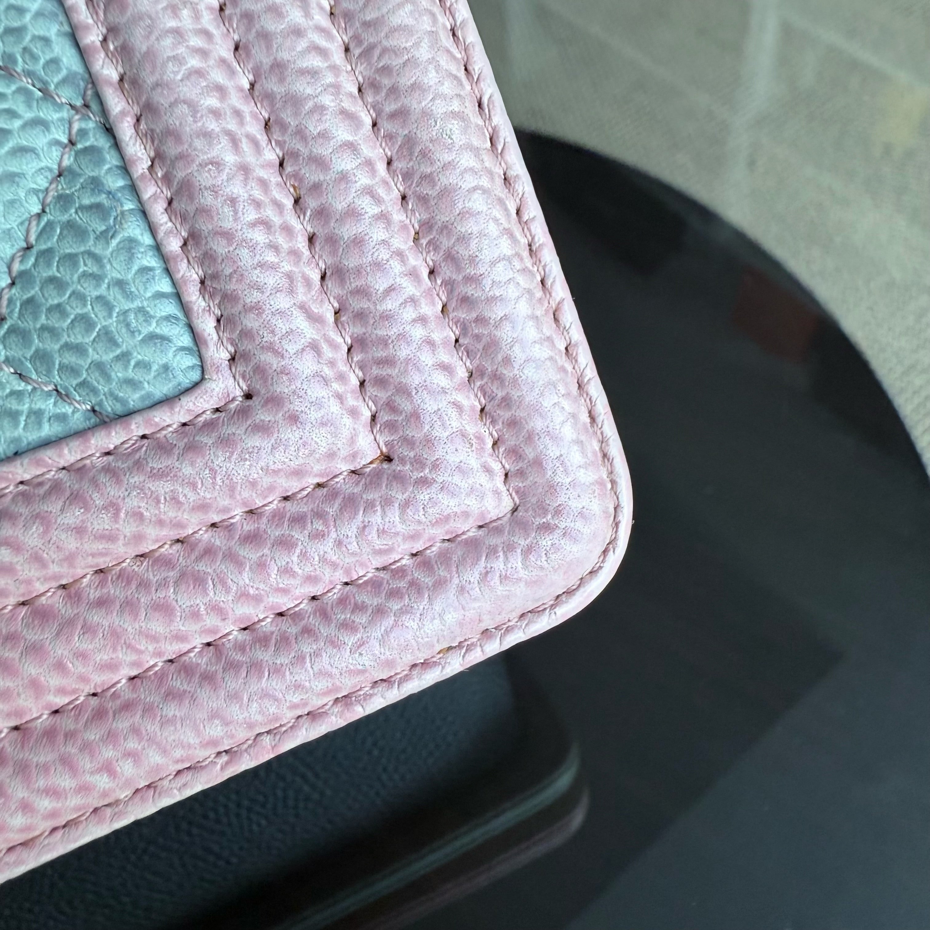 Chanel Boy Medium - Caviar 25CM Quilted Grained Calfskin Rainbow Limited Edition Series 25