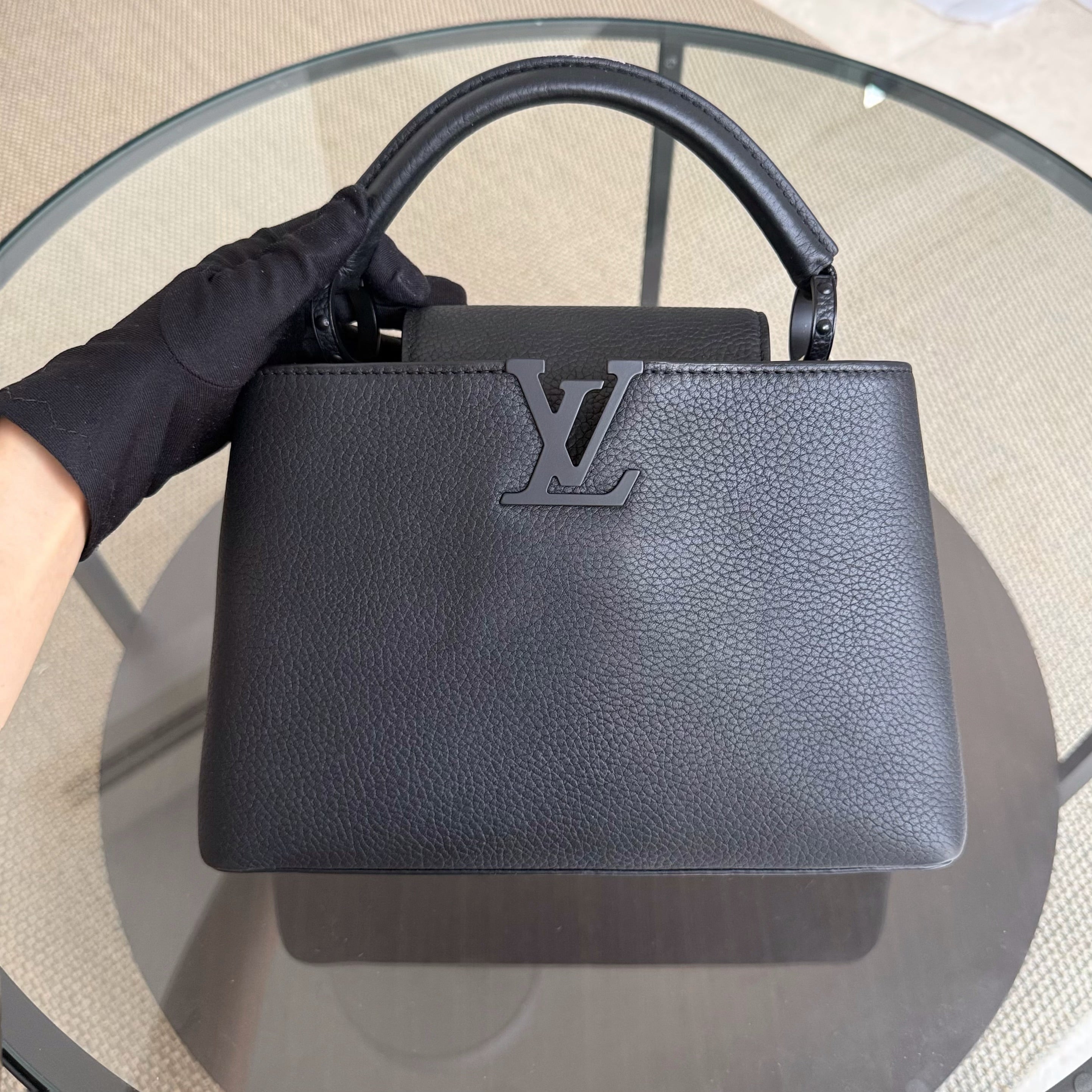 Louis Vuitton Capucines BB - Taurillon Grained Calfskin All Black