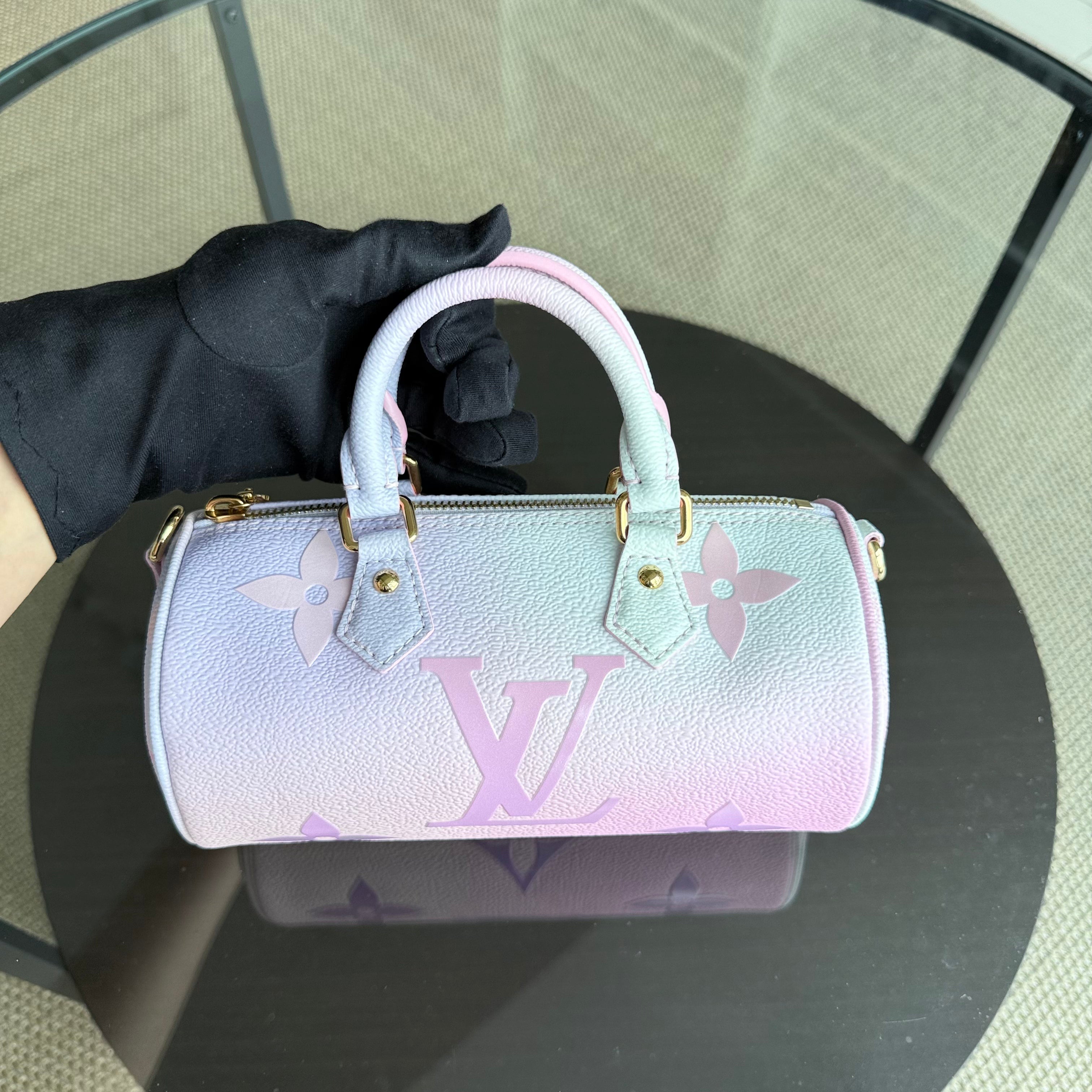 Louis Vuitton Papillon BB - Spring in the City Monogram Giant Canvas Multicolor