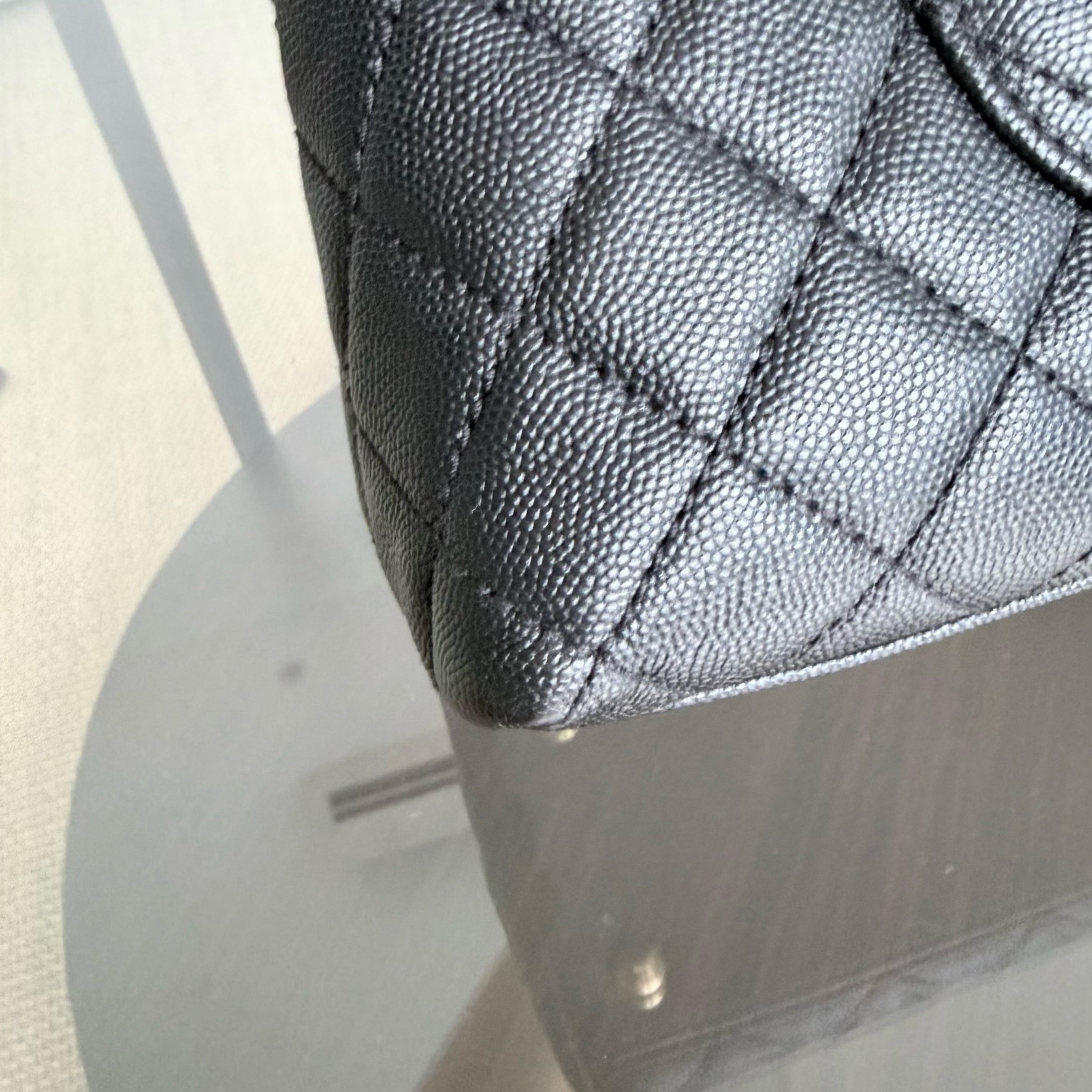 Chanel Coco Handle Medium - Caviar 29CM Quilted Black Gold Hardware Series 27