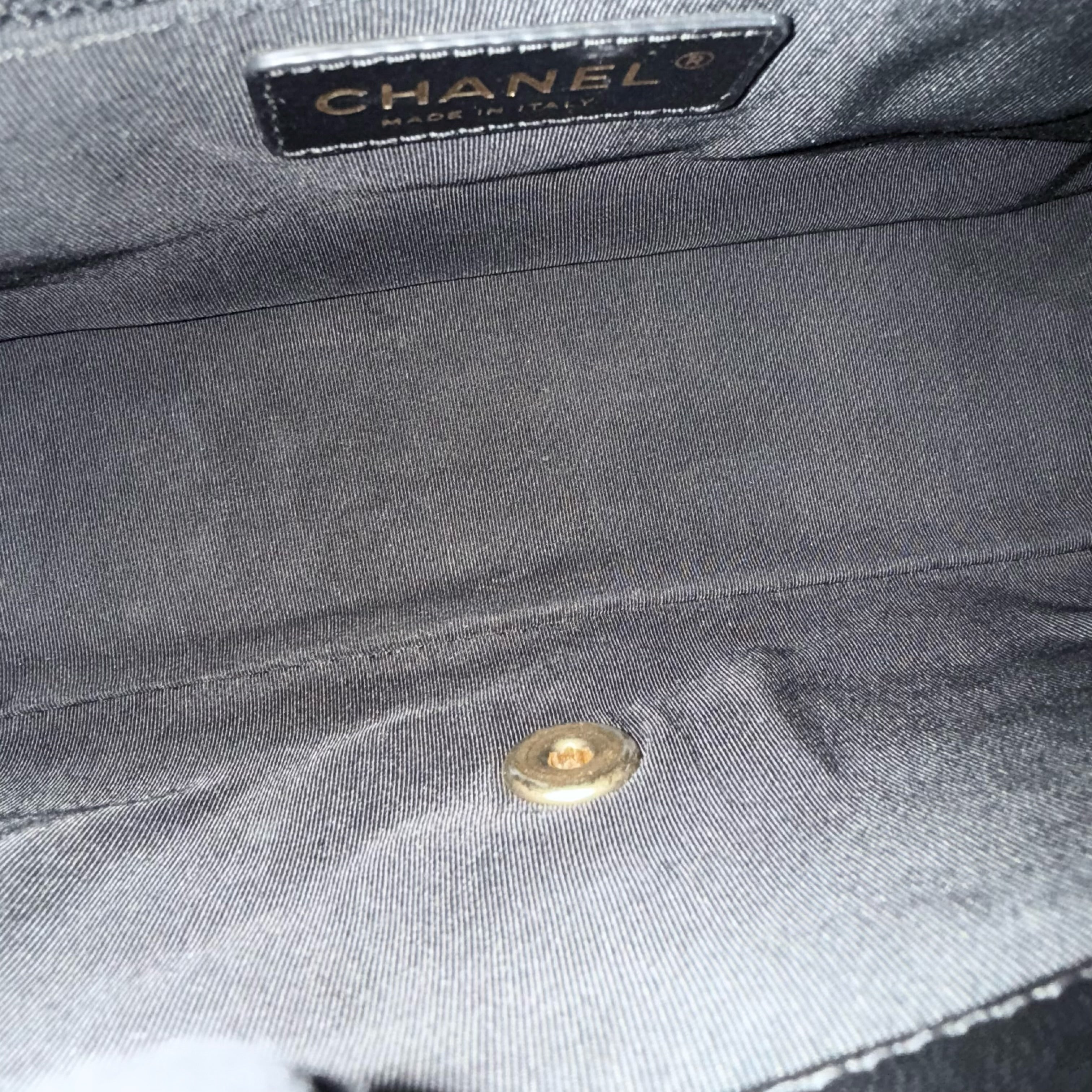 Chanel Chic Flap Seasonal Flap Medium - 25CM Quilted Lambskin Black Gold Hardware Series 21