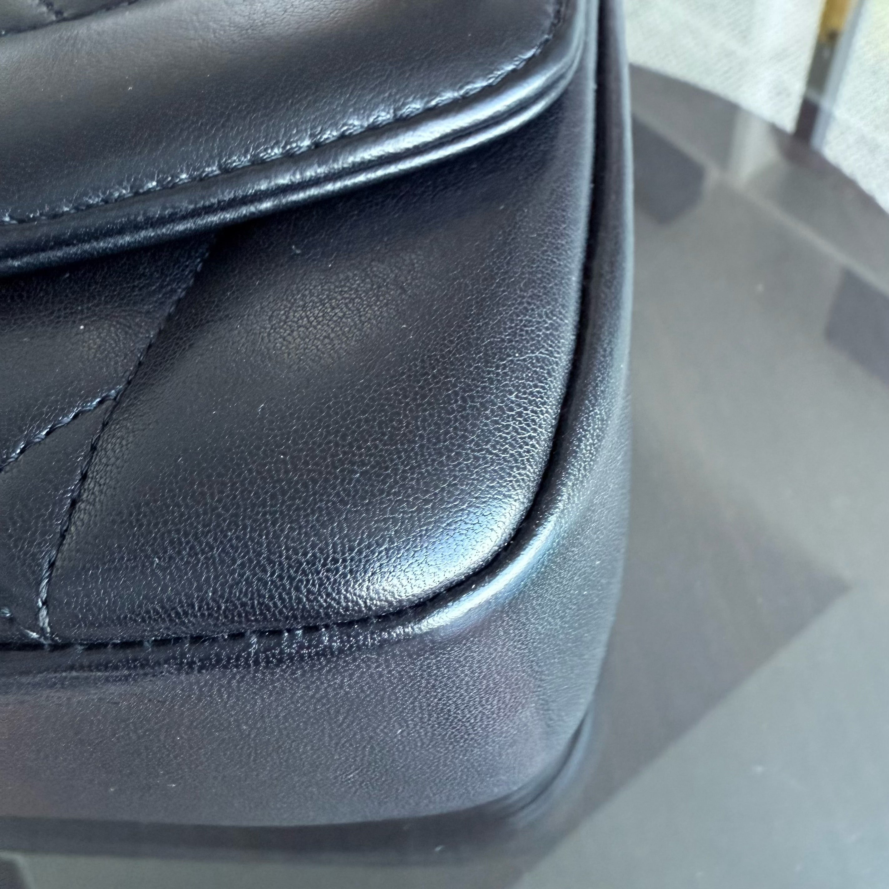 Chanel Diana Reissue - Quilted Lambskin 28CM Black Gold Hardware Series 20