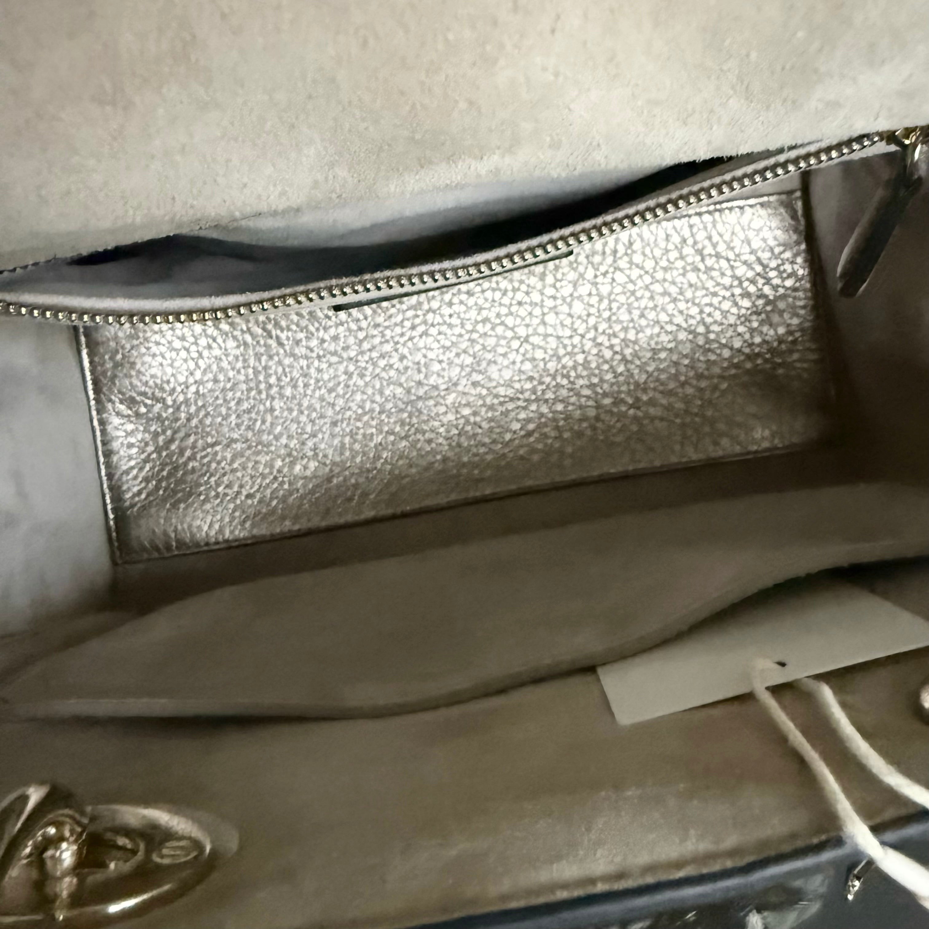 Dior Lady Medium Flap - Cannage Metallic Gold Gold Hardware