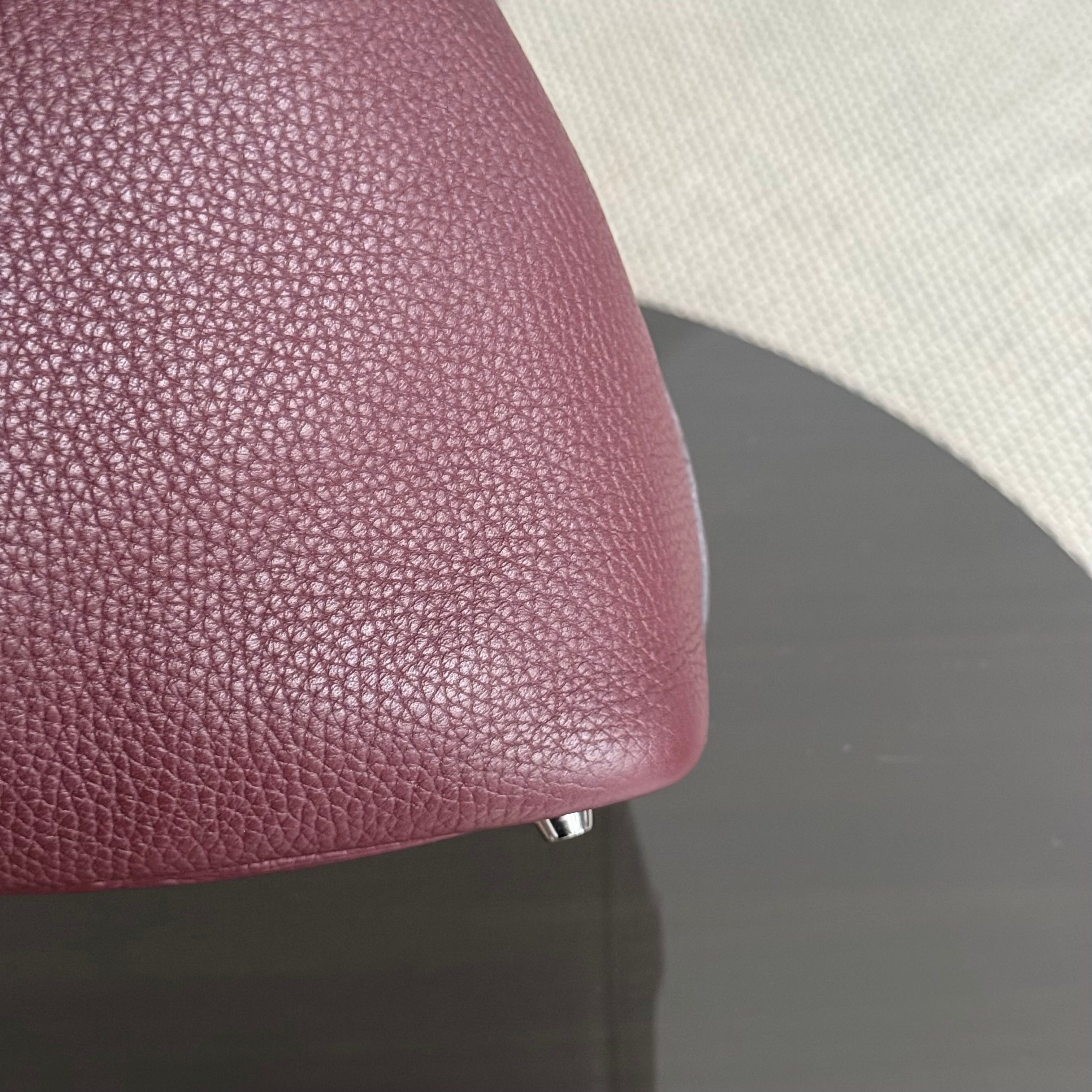 Hermes Picotin 18 - TC Clemence Leather Burgundy Silver Hardware