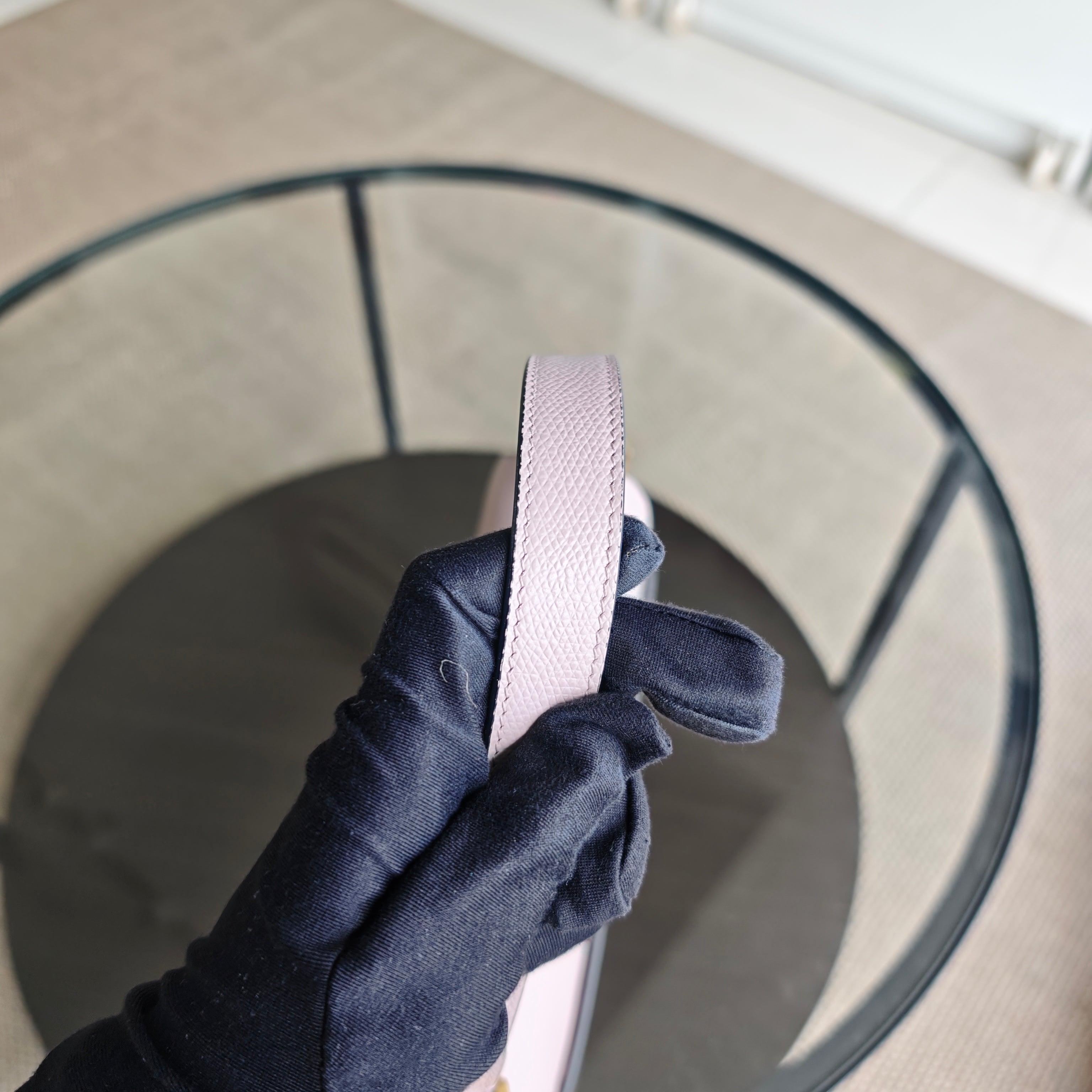 Dior Saddle Medium - Caviar Light Pink Gold Hardware