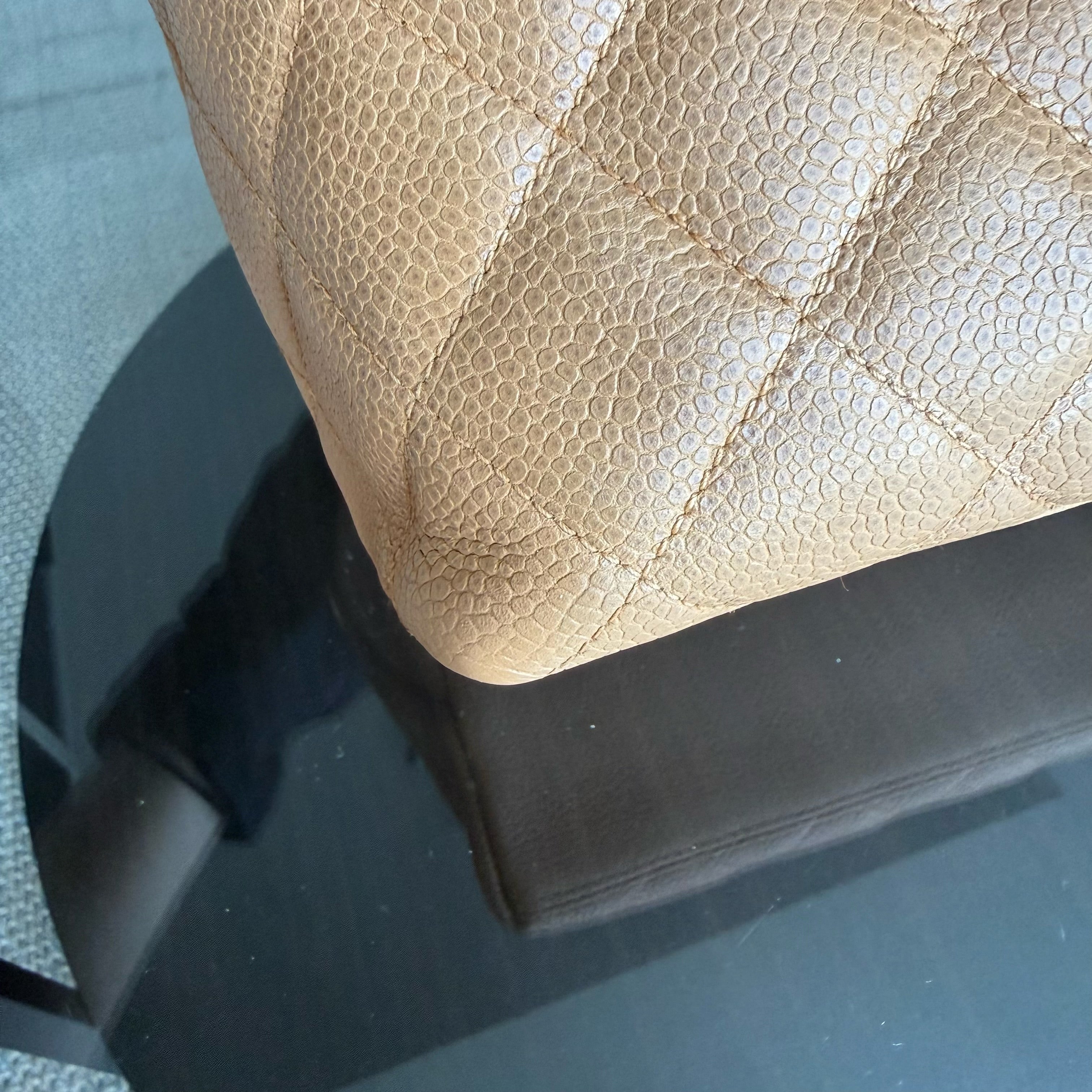 Chanel Tote - Caviar Quilted Beige Gold Hardware Series 2