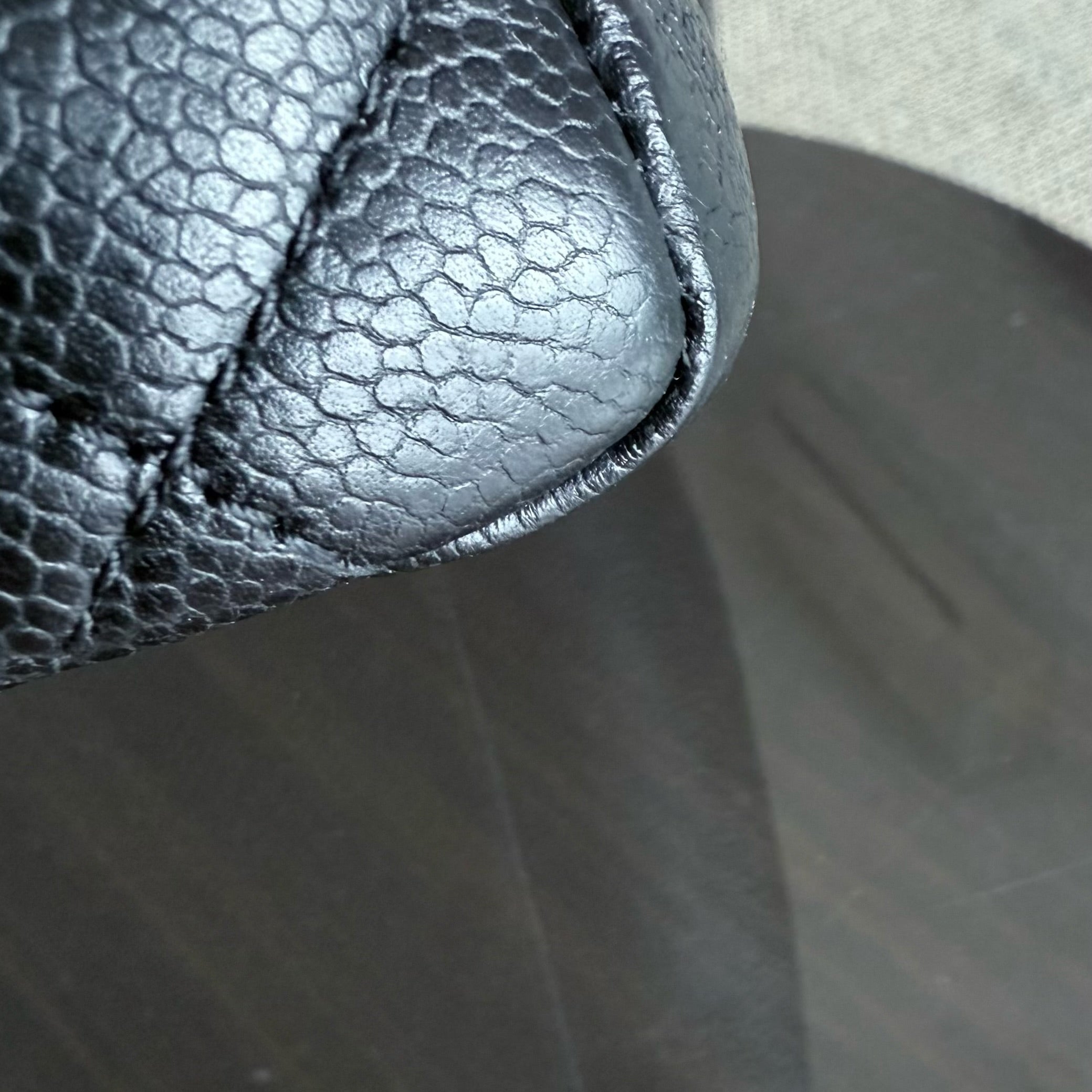 Chanel GST Grand Shopping Tote - Caviar Quilted Black Gold Hardware Series 12