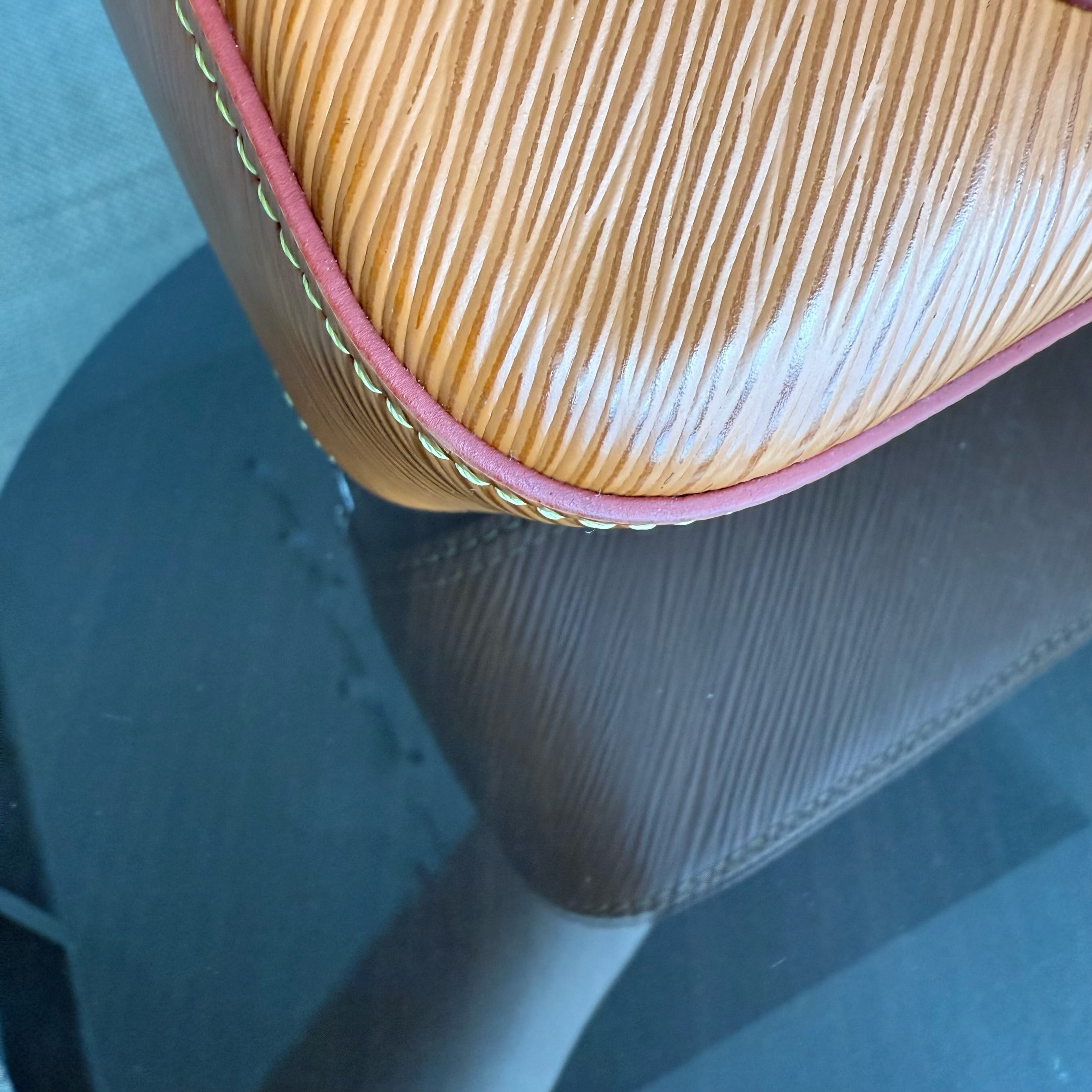 Louis Vuitton Marelle Gold Miel Epi Leather Monogram Pouch