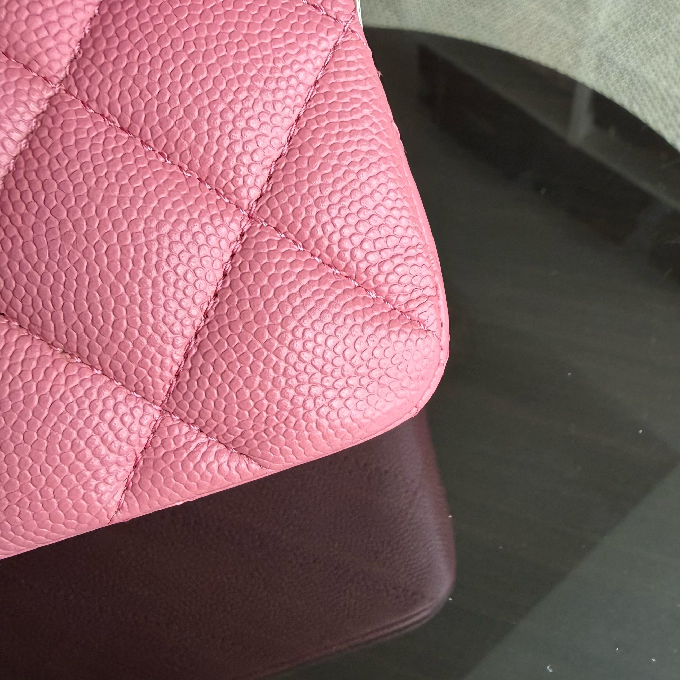 Chanel Classic Flap Small - Caviar 23CM Quilted Barbie Pink Gold Hardware Microchip