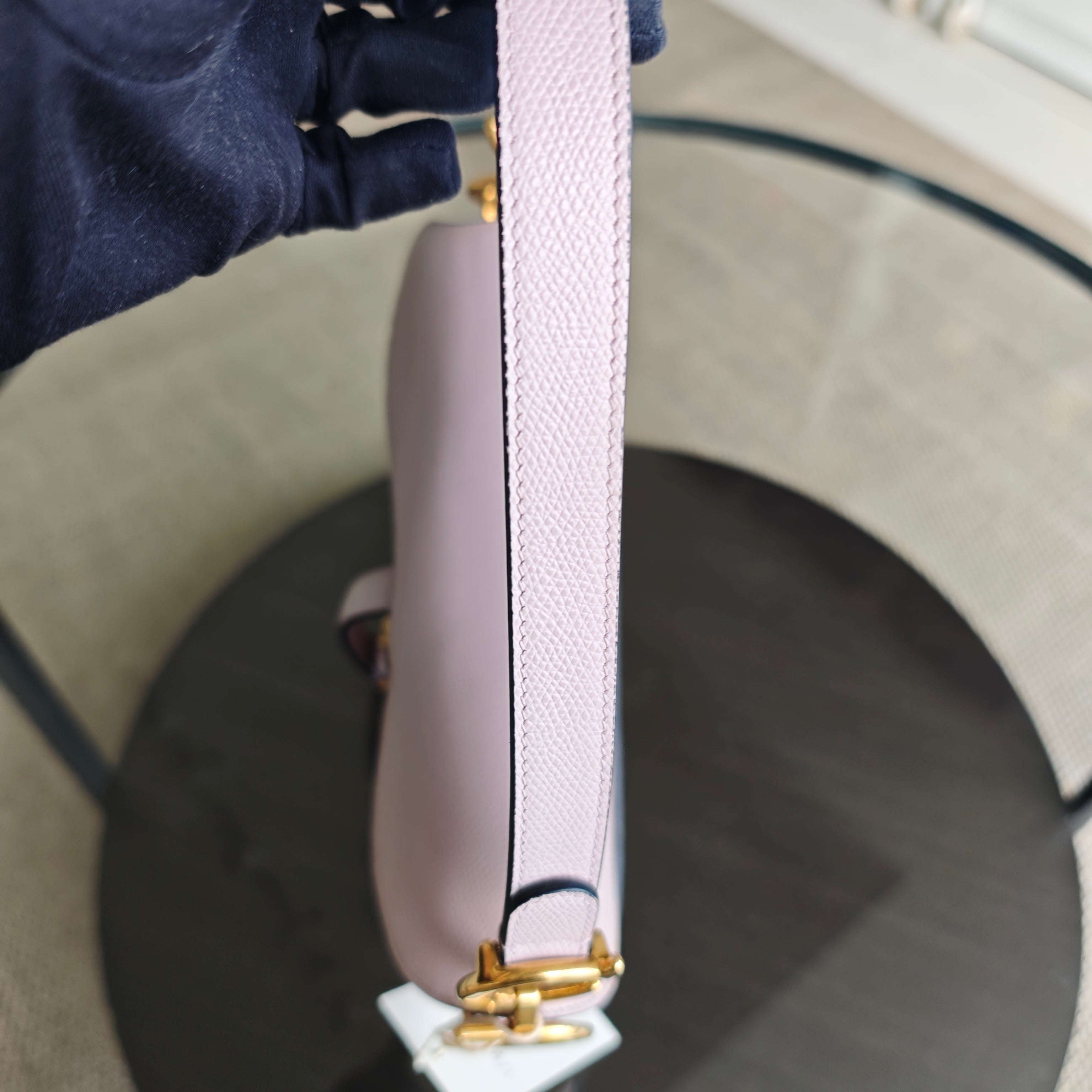 Dior Saddle Medium - Caviar Light Pink Gold Hardware