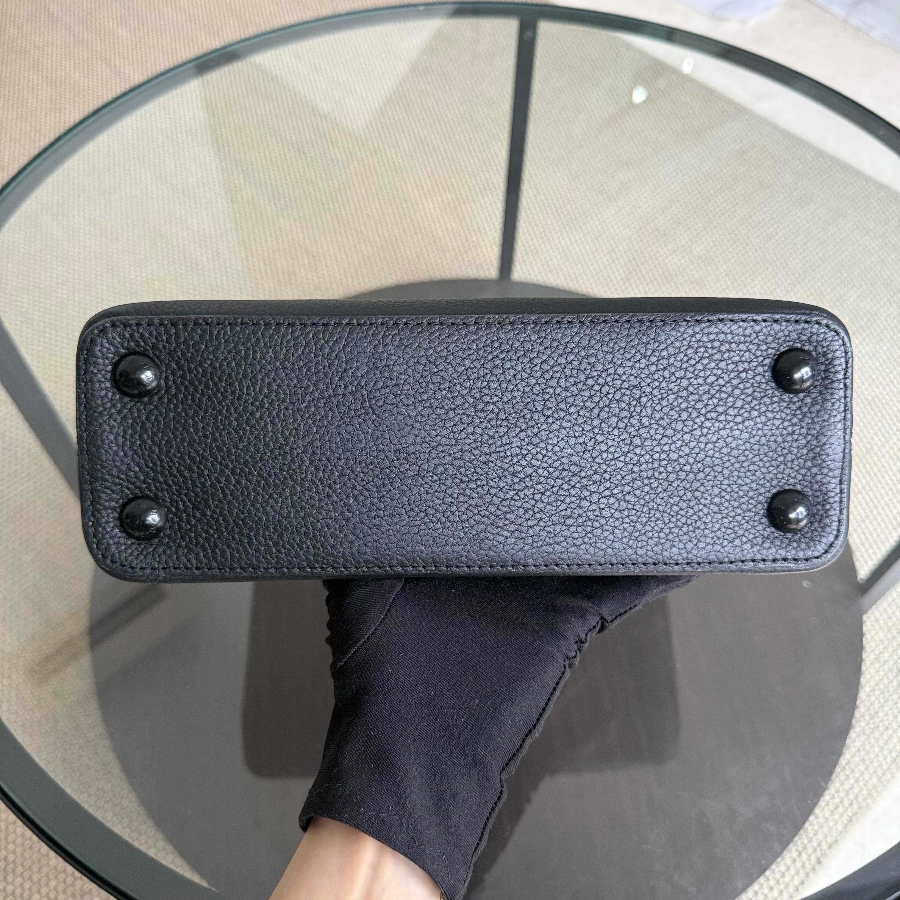 Louis Vuitton Capucines BB - Taurillon Grained Calfskin All Black