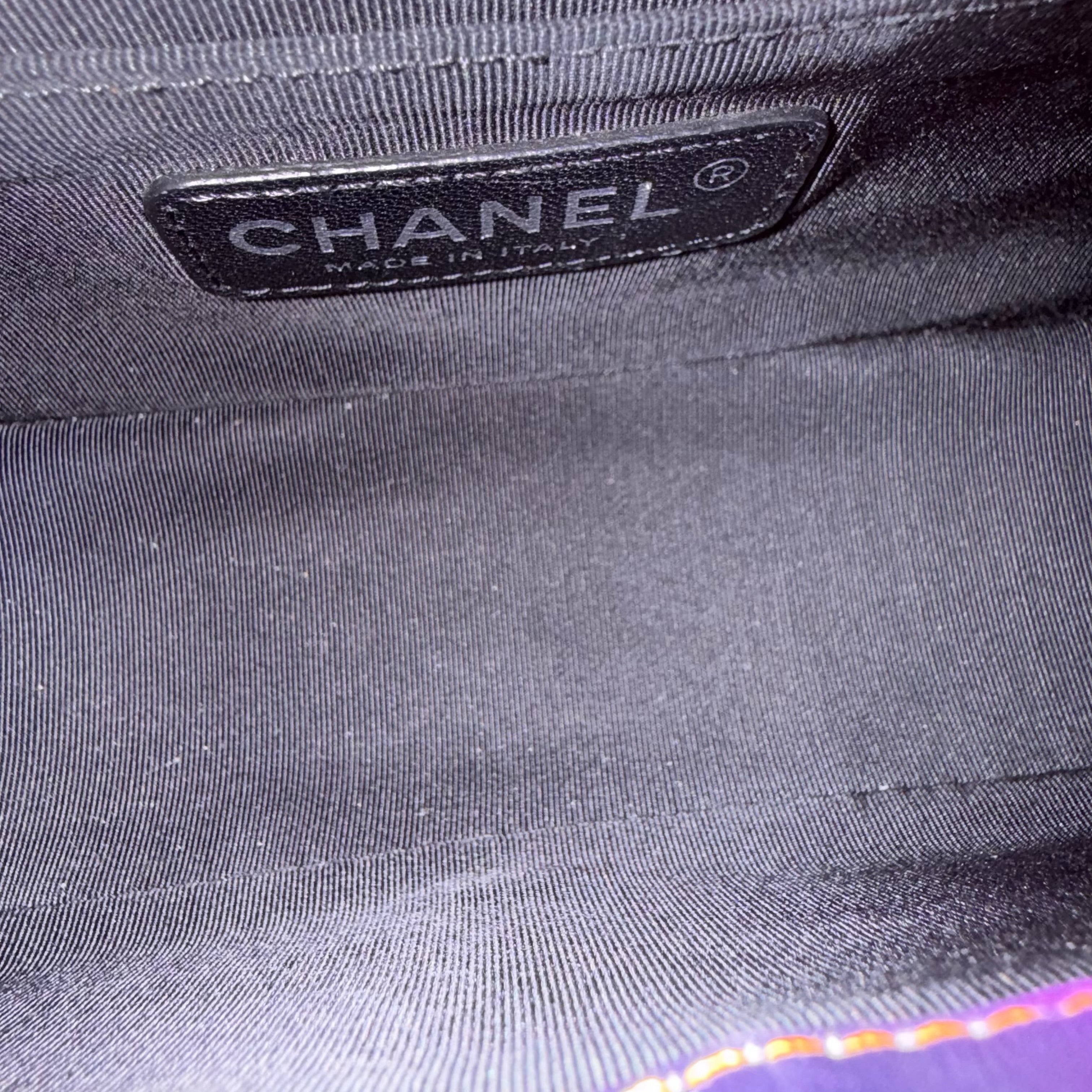 Chanel Boy Small - Flower Power Quilted Lambskin Limited Edition Silver Hardware Series 20