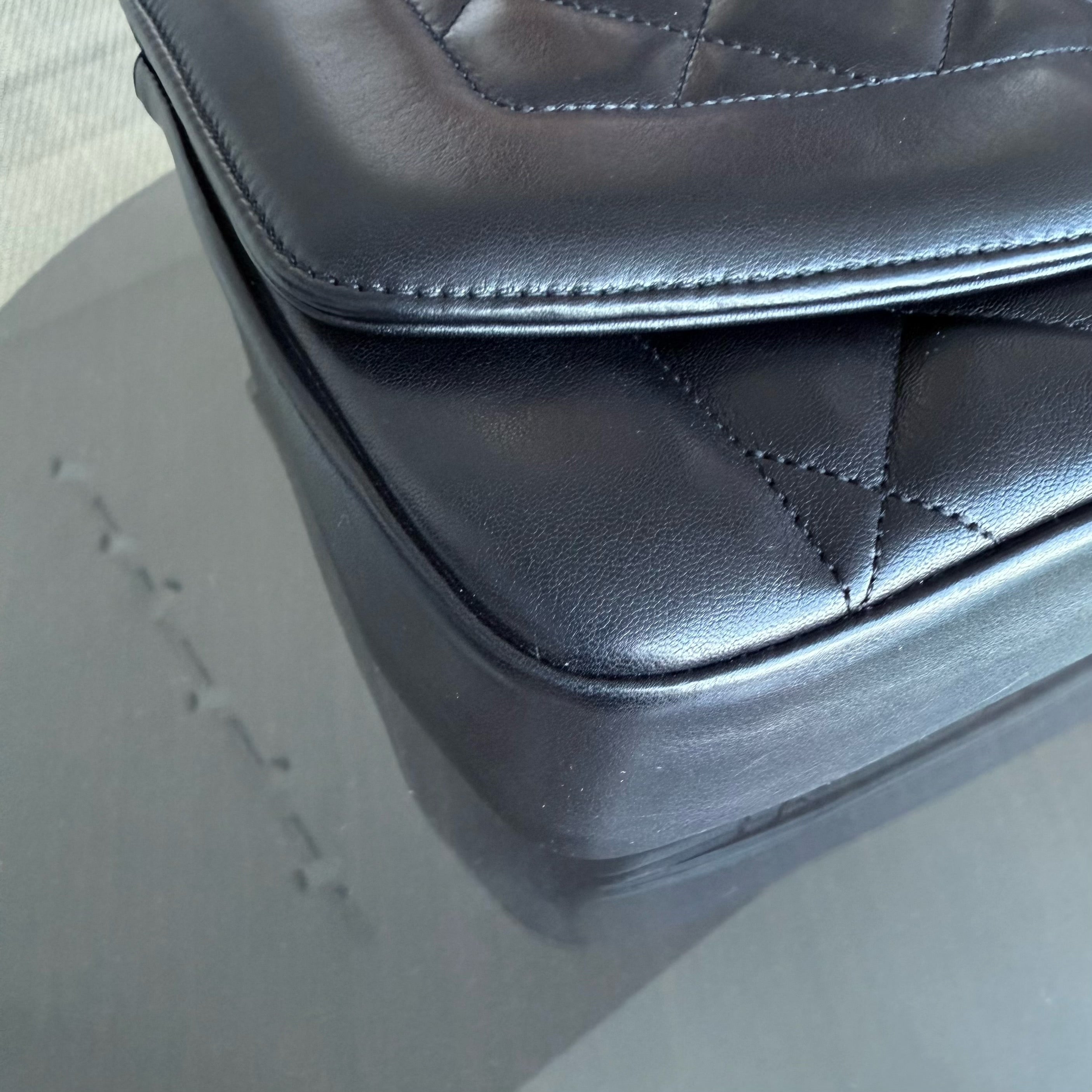 Chanel Diana Reissue - Quilted Lambskin 28CM Black Gold Hardware Series 20