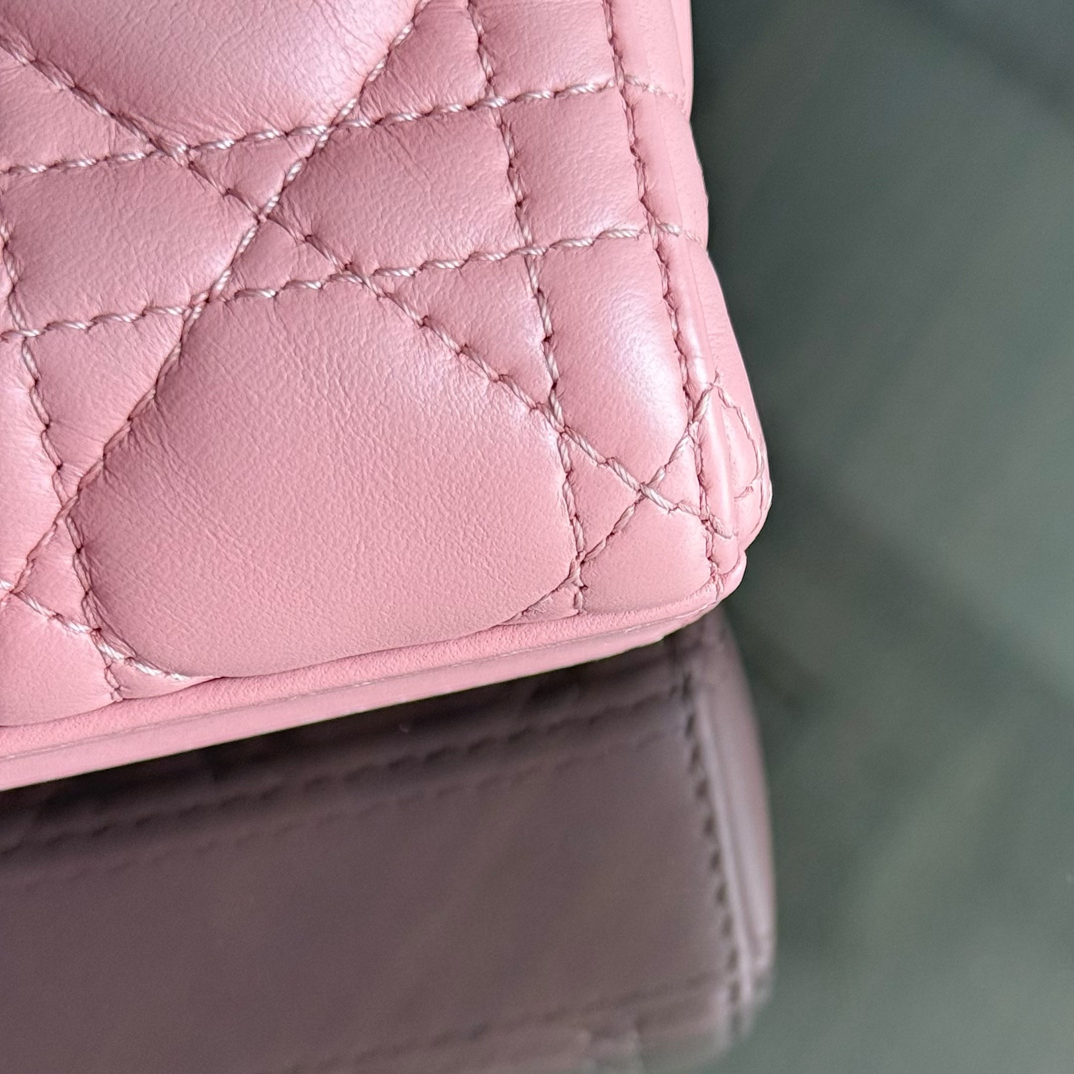 Dior Lady D-Joy Flap Small - Cannage Lambskin Pink Gold Hardware