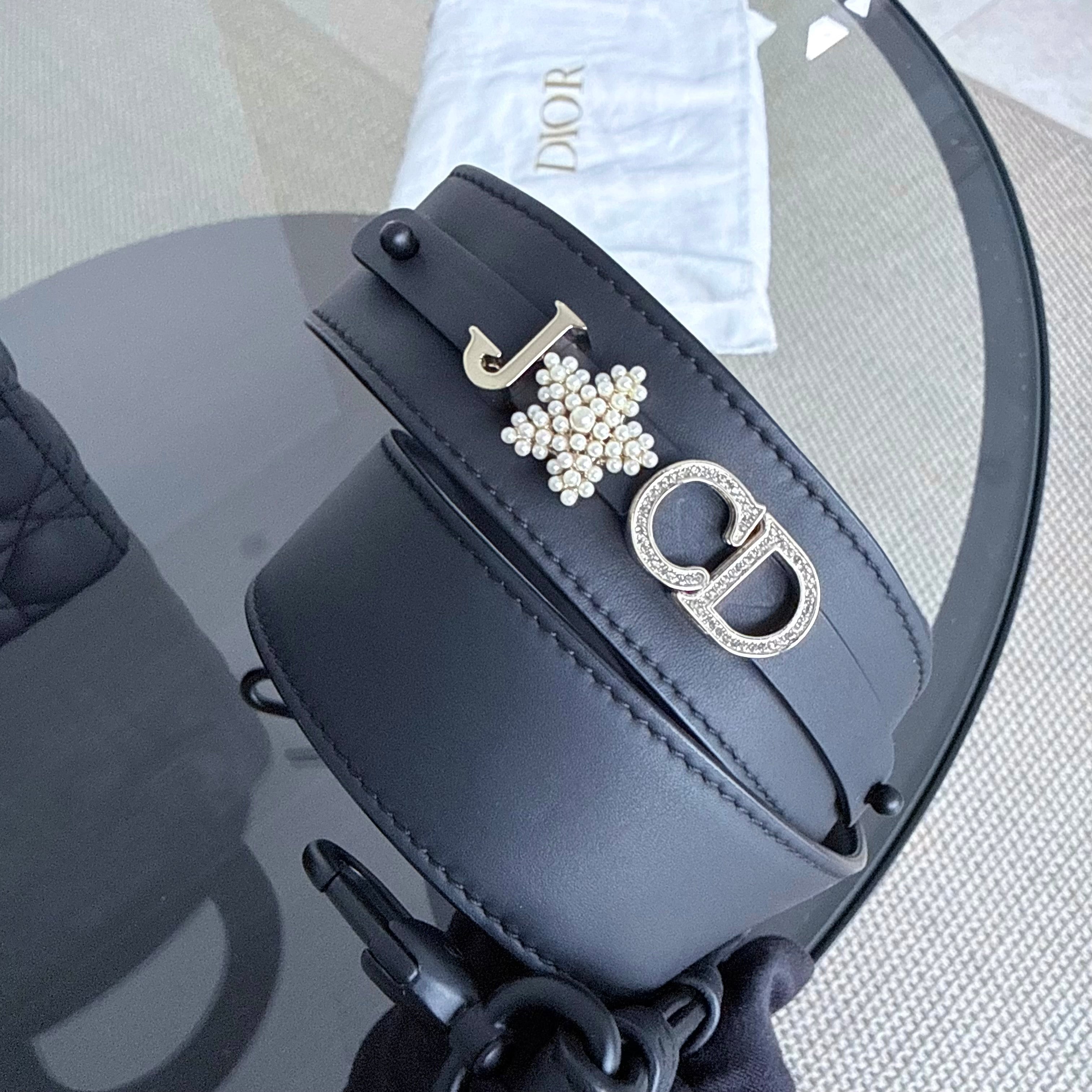 Dior Lady Small MyABC Flap - Cannage Calfskin So Black Hardware
