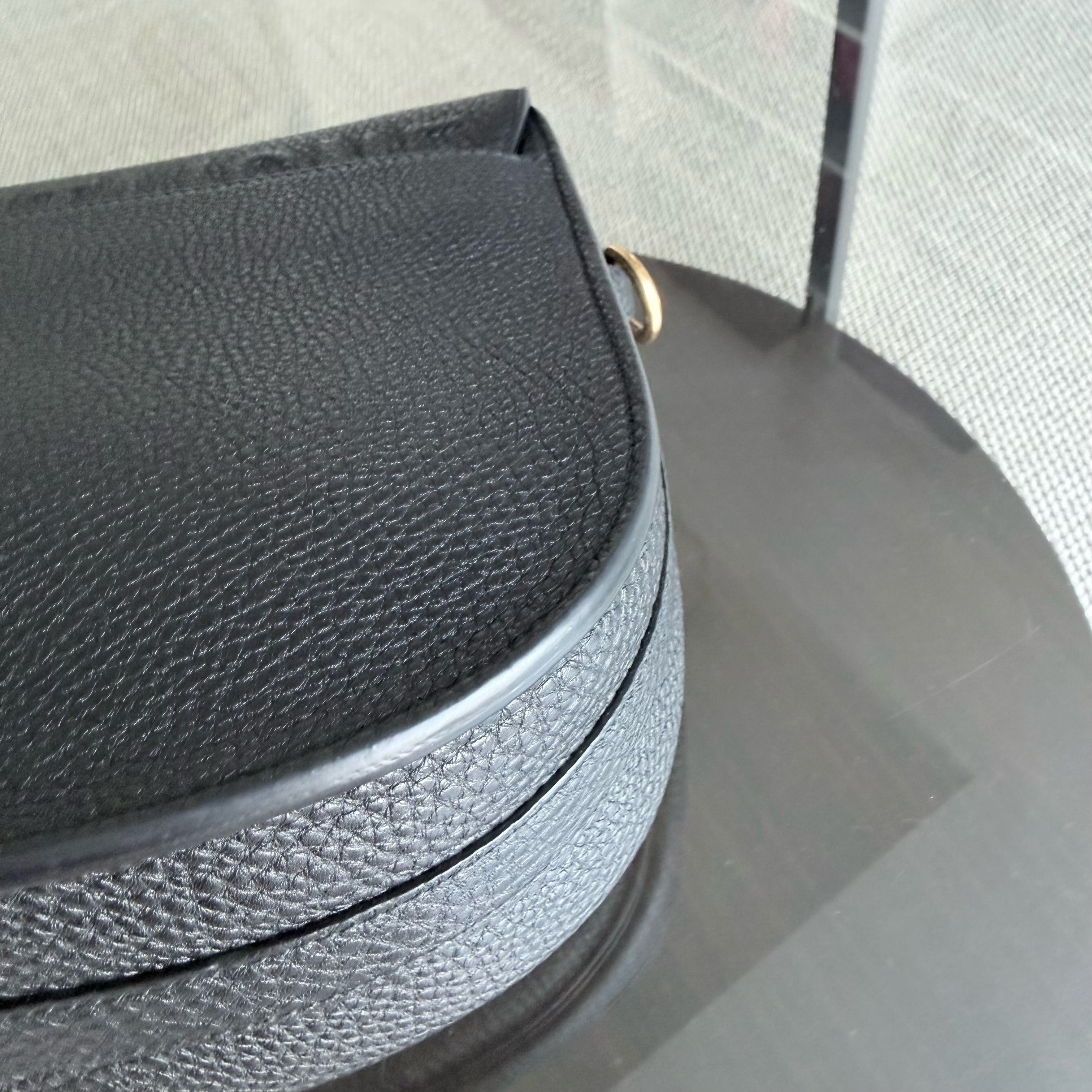 Dior Bobby Large - Caviar Black Golden Hardware With Strap