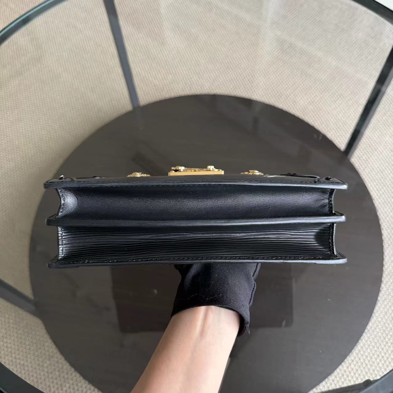 Louis Vuitton Trunk Clutch - EPI Leather Black Gold Hardware